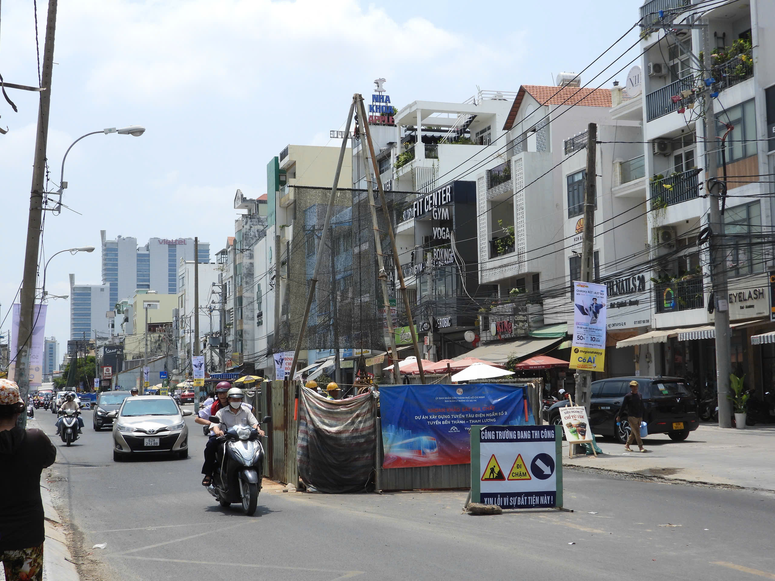 TP.HCM gấp rút khoan khảo sát địa chất tuyến metro số 2- Ảnh 10. TP.HCM gấp rút khoan khảo sát địa chất tuyến metro số 2- Ảnh 10.