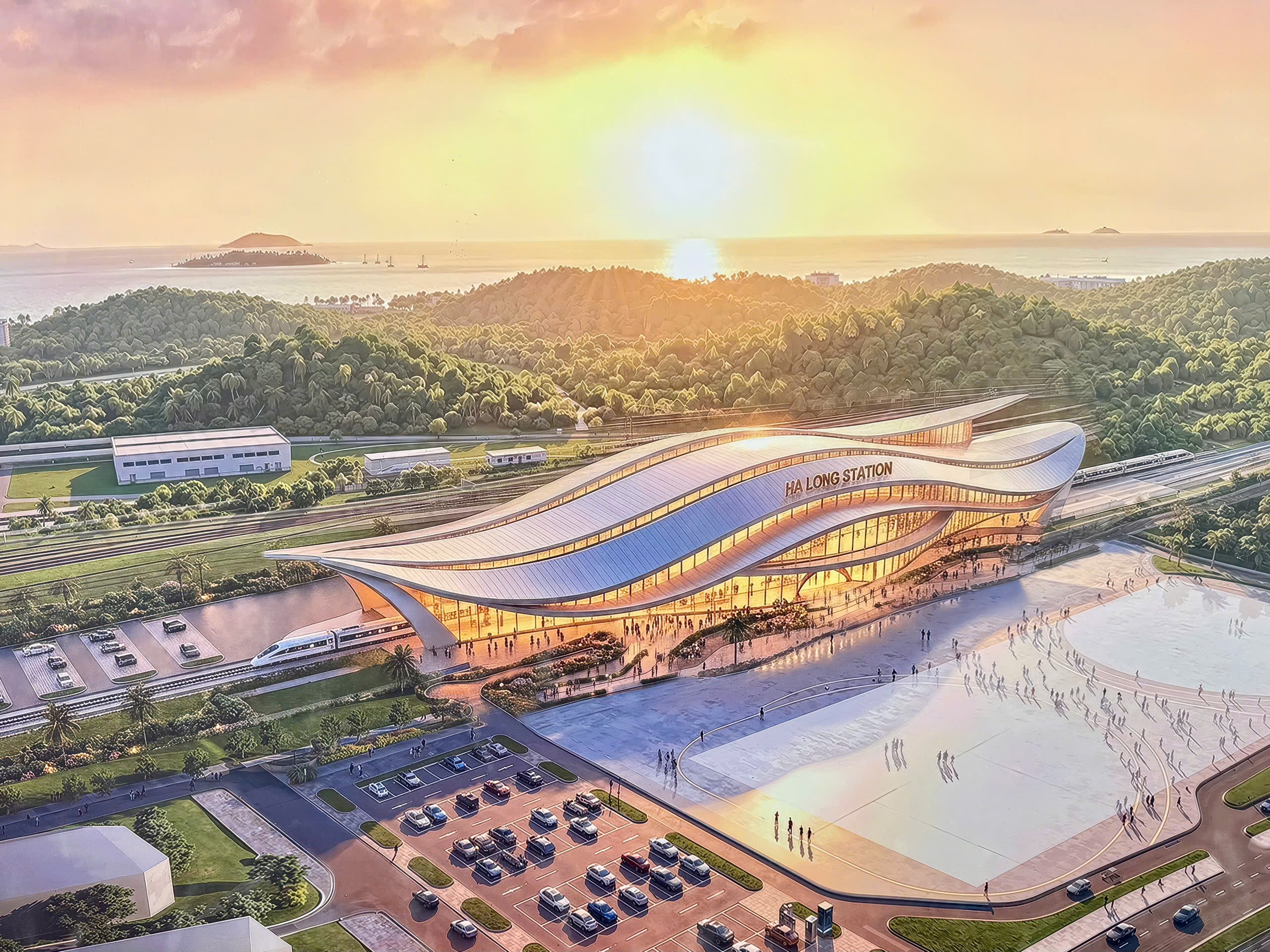 Khởi c&ocirc;ng tuyến đường sắt tốc độ cao H&agrave; Nội &ndash; Quảng Ninh, tạo đột ph&aacute; kết nối v&ugrave;ng- Ảnh 5.