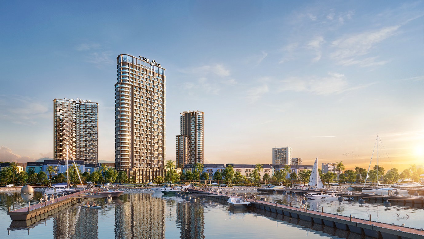 Th&aacute;p The Sea, dấu ấn ki&ecirc;u h&atilde;nh b&ecirc;n vịnh du thuyền- Ảnh 1.