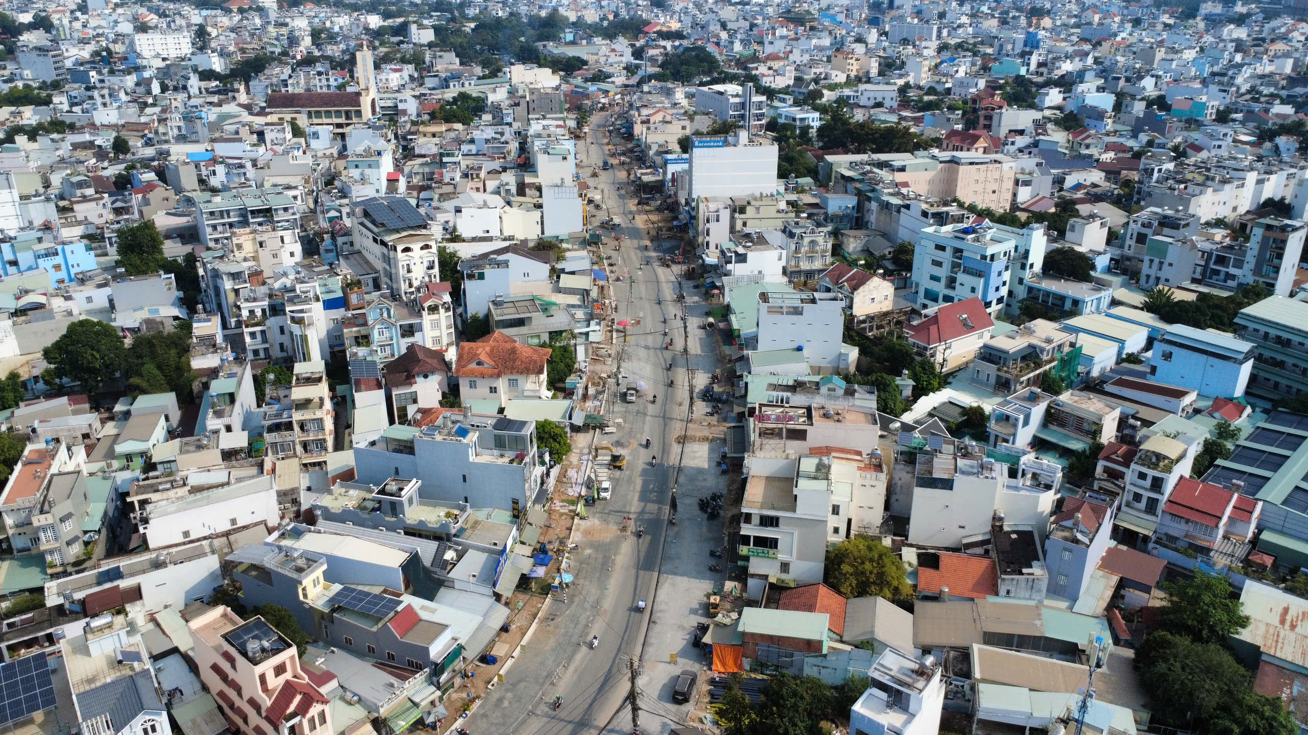 Dự &aacute;n mở rộng đường Nguyễn Thị Định vướng mặt bằng, chậm di dời hạ tầng điện- Ảnh 5.