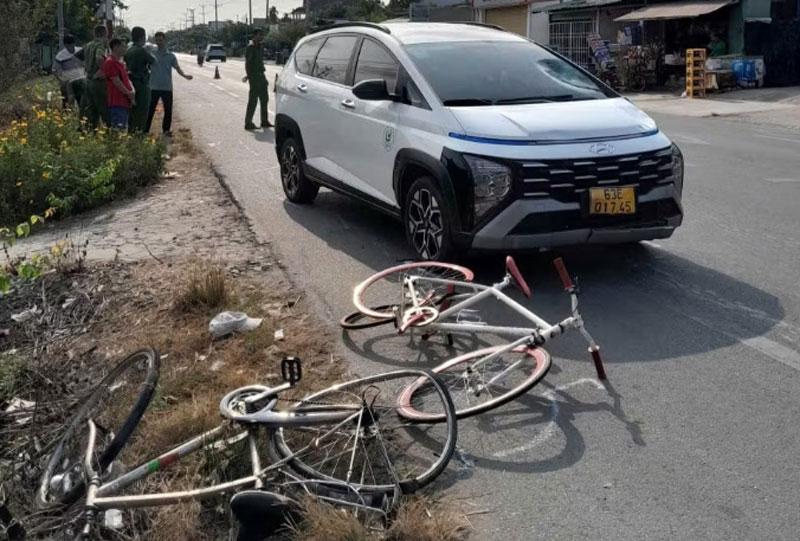 Hiện trường tai nạn - Ảnh: TPO.