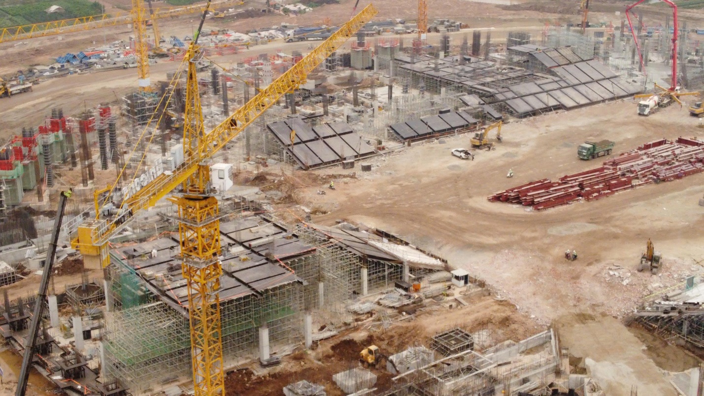 Cận cảnh đại công trường sân vận động PVF quy mô 60.000 chỗ ngồi- Ảnh 7. Cận cảnh đại công trường sân vận động PVF quy mô 60.000 chỗ ngồi- Ảnh 7.