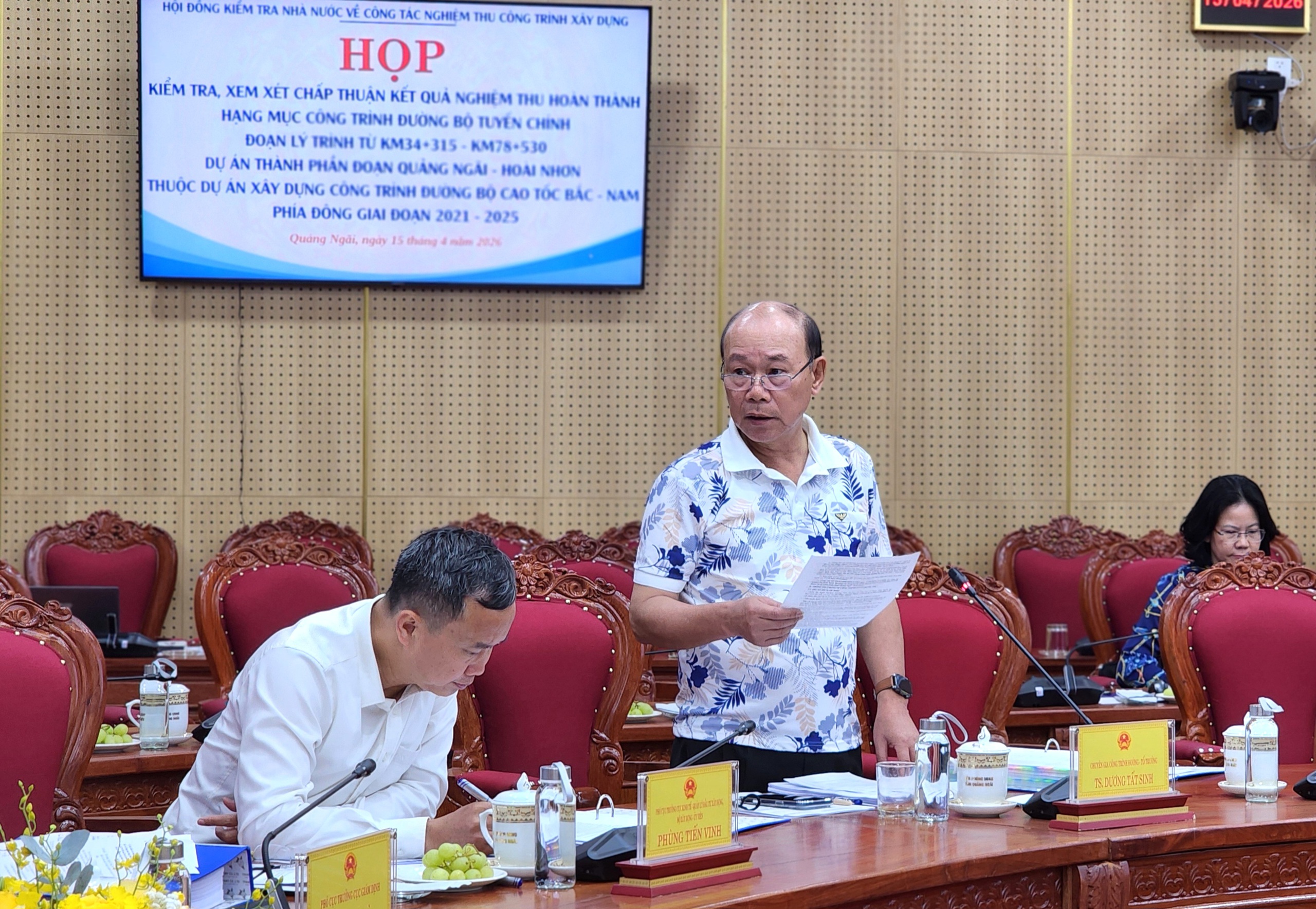 Thứ trưởng Nguyễn Tường Văn: Chấp thuận cho khai th&aacute;c cao tốc Quảng Ng&atilde;i - Ho&agrave;i Nhơn- Ảnh 4.