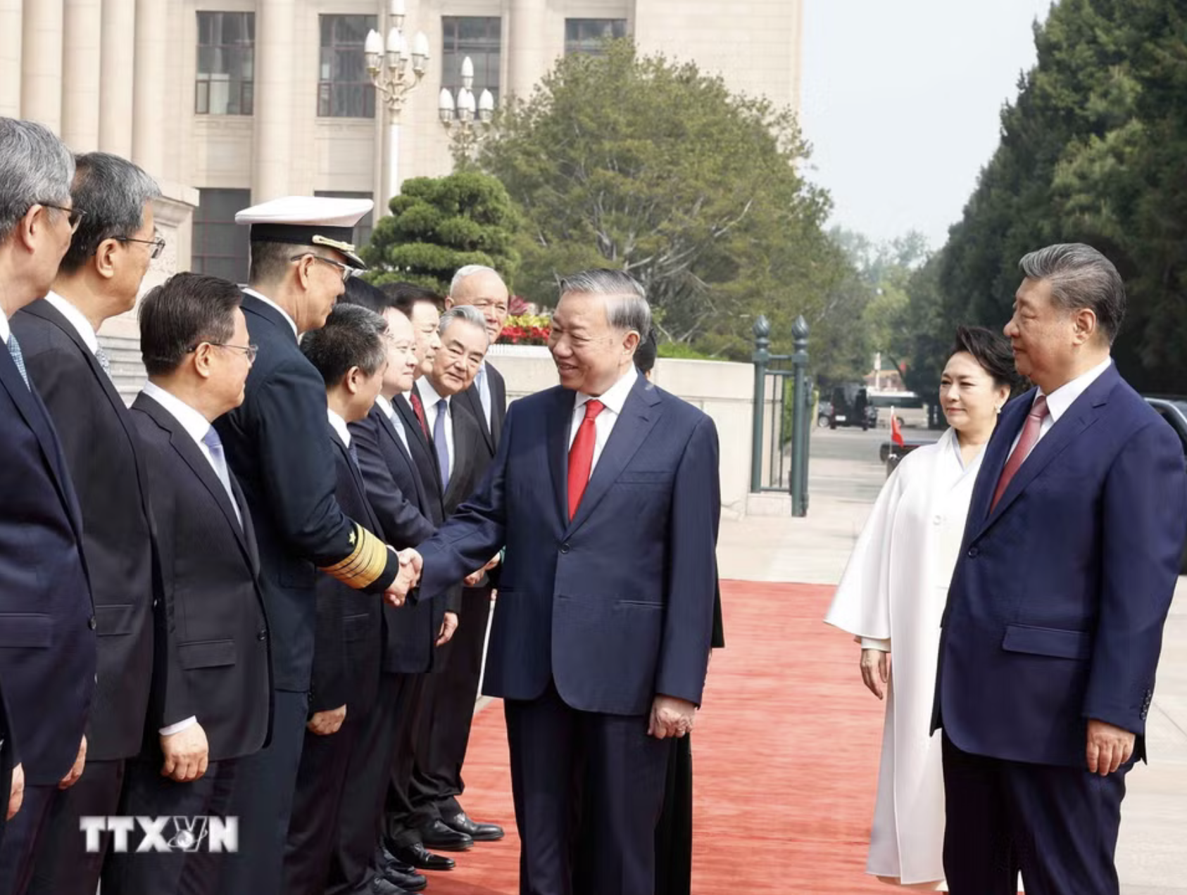 Trung Quốc dành nghi thức cao nhất đón Tổng Bí thư, Chủ tịch nước Tô Lâm- Ảnh 5. Trung Quốc dành nghi thức cao nhất đón Tổng Bí thư, Chủ tịch nước Tô Lâm- Ảnh 5.