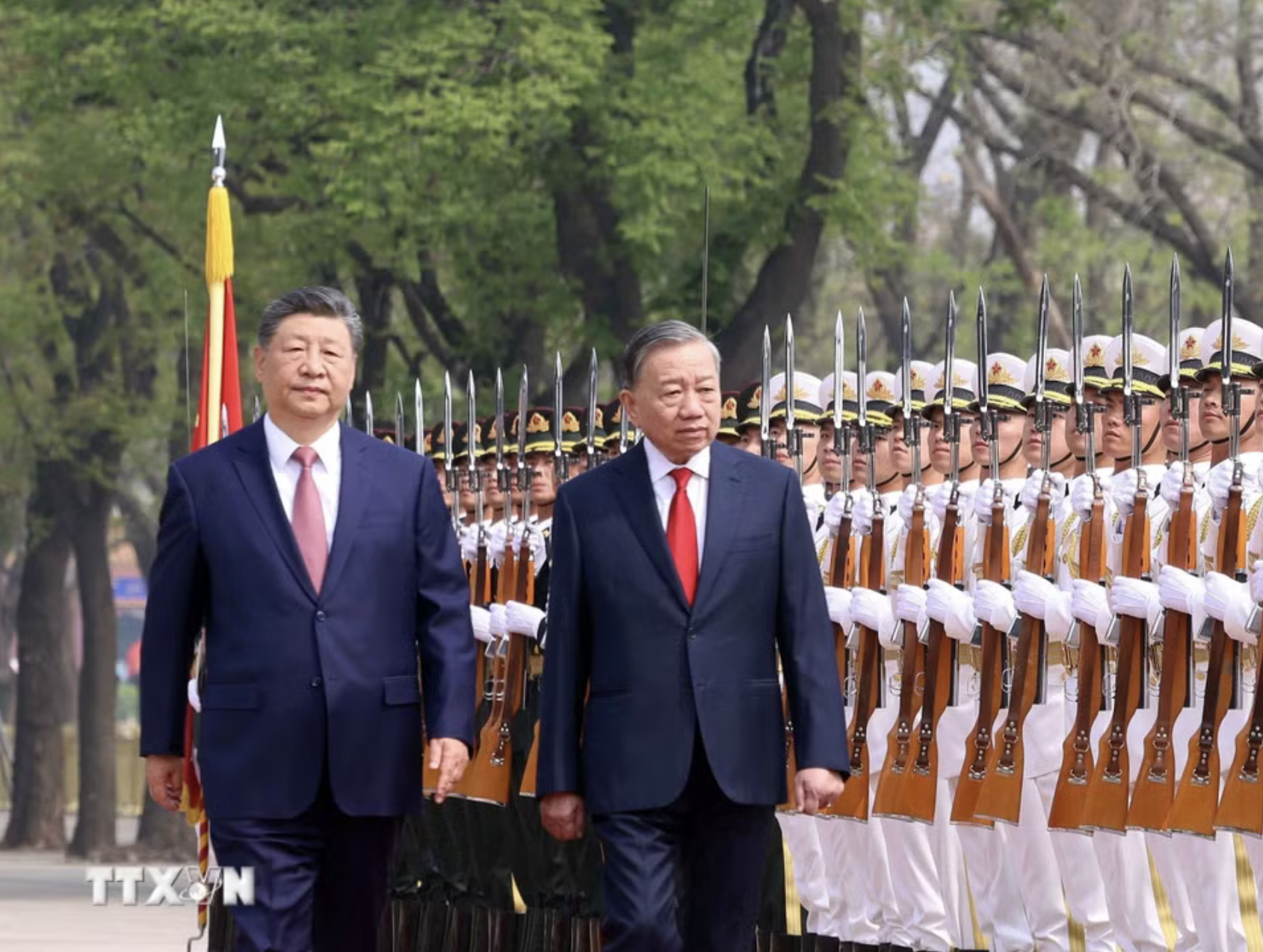 Trung Quốc dành nghi thức cao nhất đón Tổng Bí thư, Chủ tịch nước Tô Lâm- Ảnh 3. Trung Quốc dành nghi thức cao nhất đón Tổng Bí thư, Chủ tịch nước Tô Lâm- Ảnh 3.