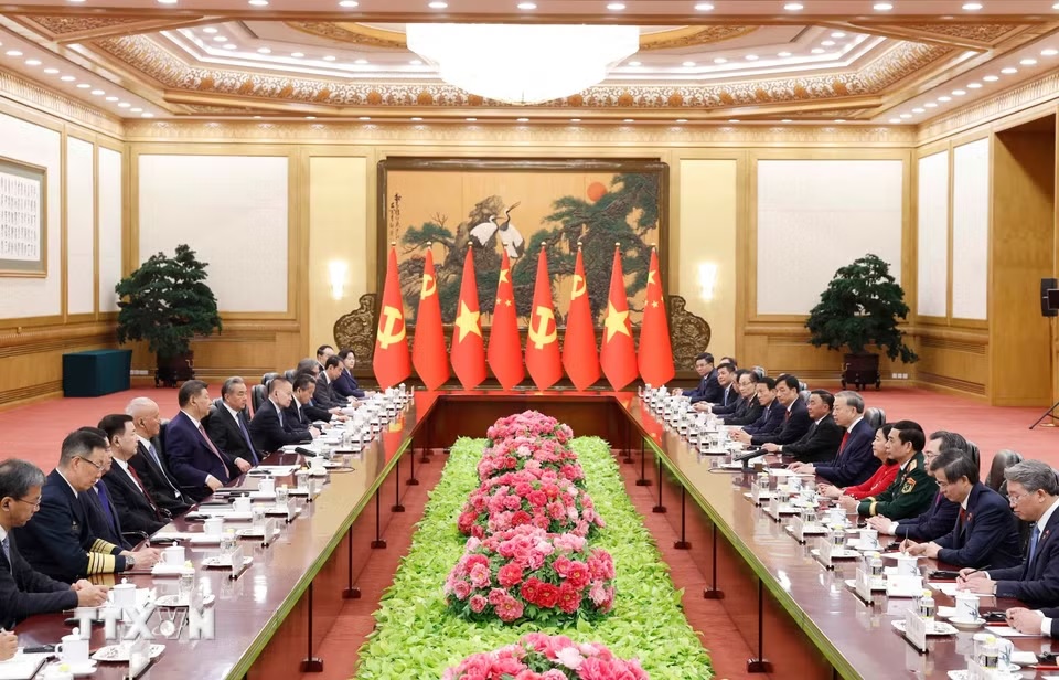 Tổng Bí thư, Chủ tịch nước Tô Lâm hội đàm với Tổng Bí thư, Chủ tịch Trung Quốc- Ảnh 2. Tổng Bí thư, Chủ tịch nước Tô Lâm hội đàm với Tổng Bí thư, Chủ tịch Trung Quốc- Ảnh 2.