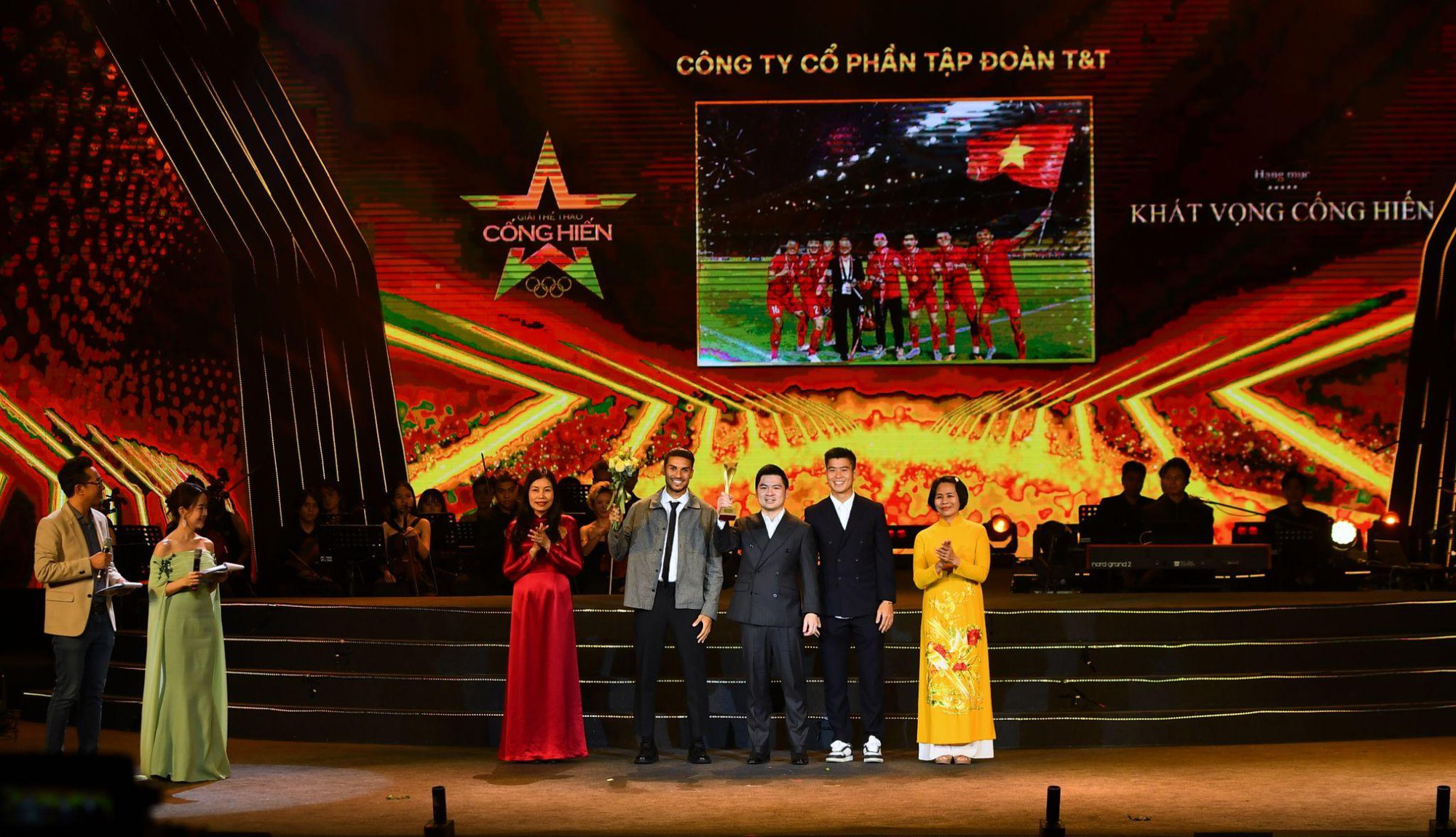 T&T Group được vinh danh Giải Cống hiến 2026 hạng mục Thể thao- Ảnh 1. T&T Group được vinh danh Giải Cống hiến 2026 hạng mục Thể thao- Ảnh 1.