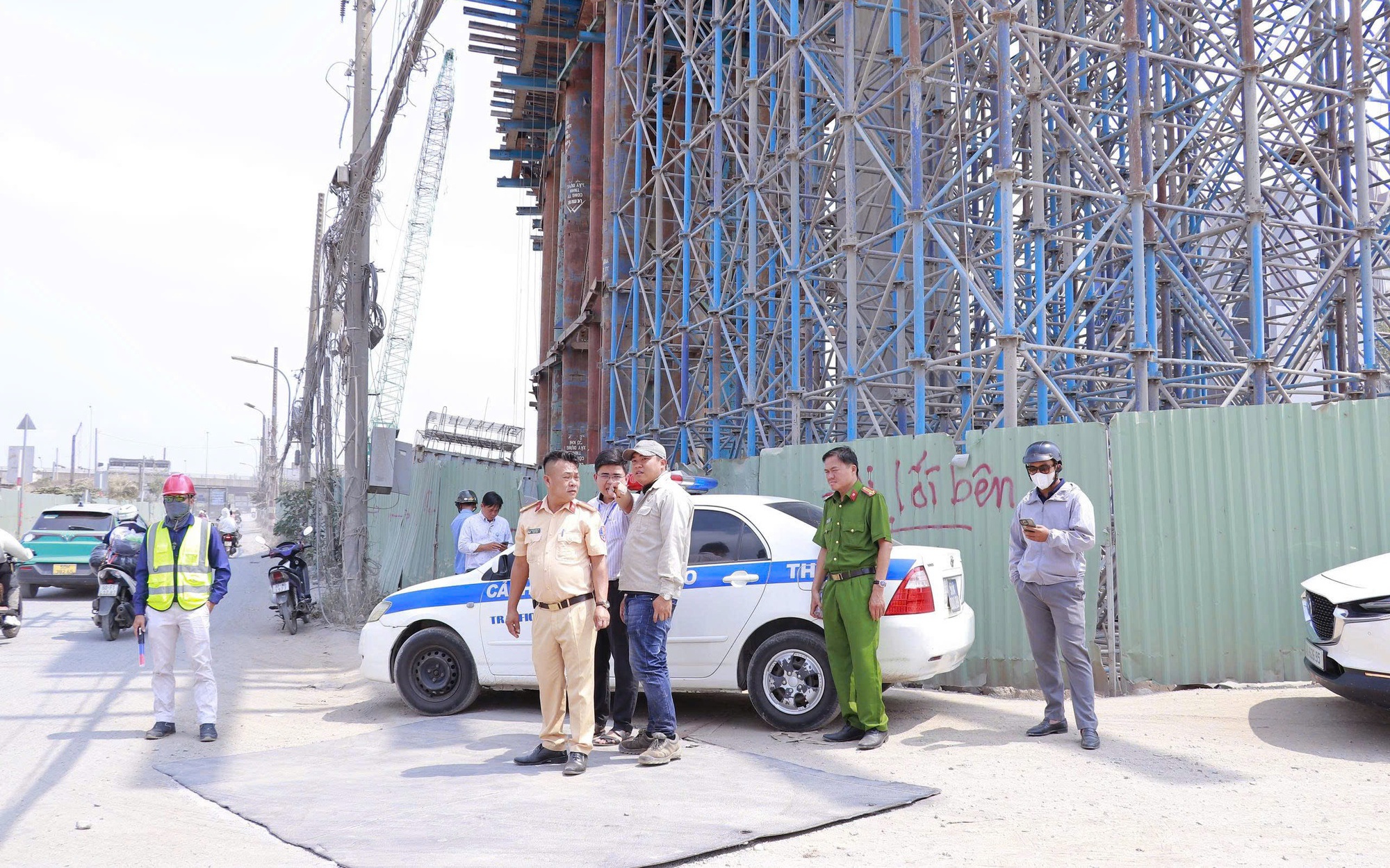 Bị lập bi&ecirc;n bản thiếu an to&agrave;n thi c&ocirc;ng, nh&agrave; thầu V&agrave;nh đai 3 TP.HCM cam kết chấn chỉnh
