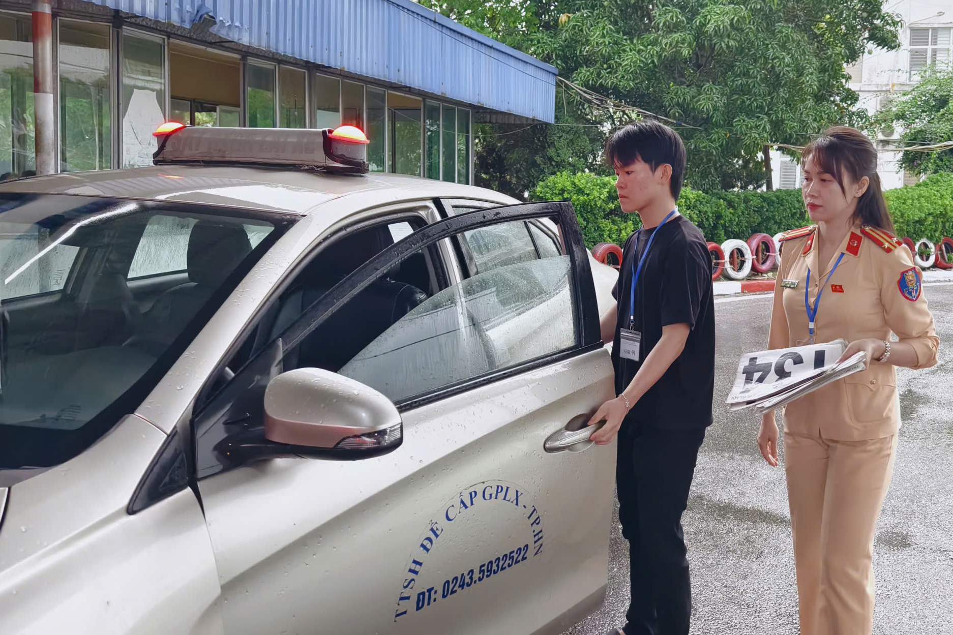 CSGT H&agrave; Nội d&ugrave;ng c&ocirc;ng nghệ kiểm so&aacute;t, ngăn th&iacute; sinh gian lận khi s&aacute;t hạch l&aacute;i xe- Ảnh 10.