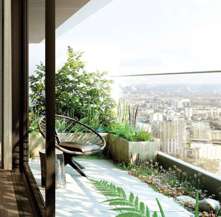 Tìm lời giải cho bài toán không gian xanh gắn với căn hộ trong “đô thị nén”- Ảnh 2.