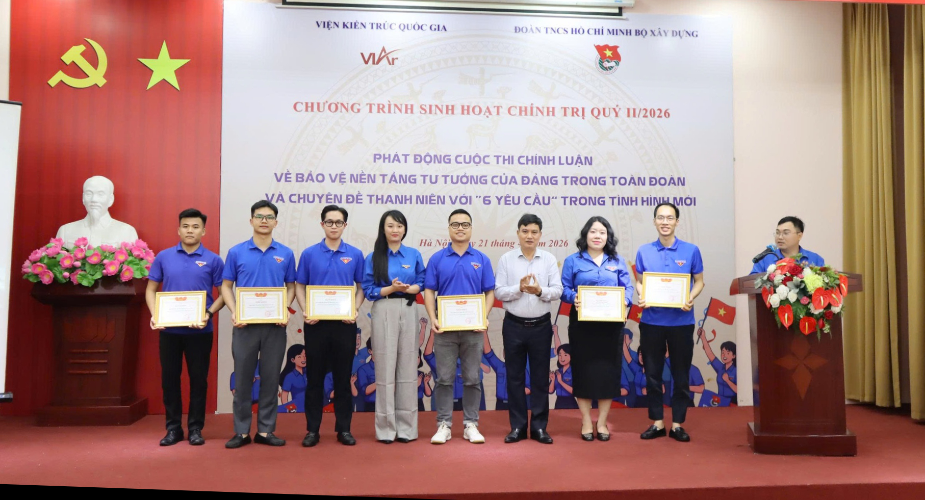 Đo&agrave;n Thanh ni&ecirc;n Bộ X&acirc;y dựng ph&aacute;t động cuộc thi Bảo vệ nền tảng tư tưởng của Đảng- Ảnh 5.