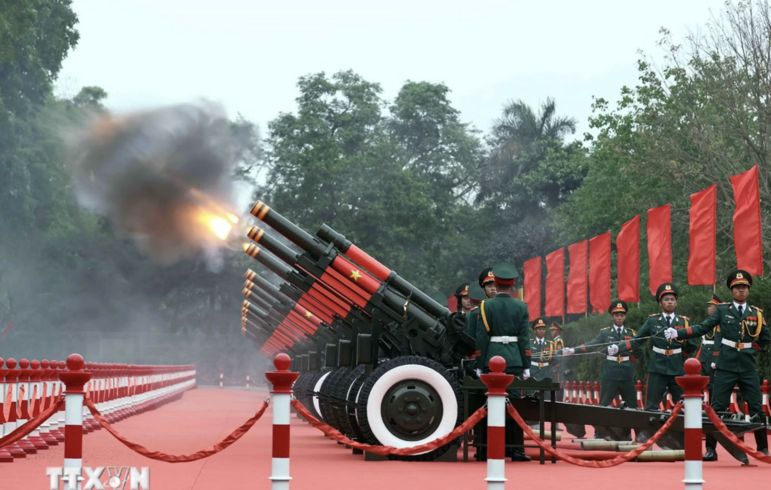 Tổng B&iacute; thư, Chủ tịch nước T&ocirc; L&acirc;m chủ tr&igrave; Lễ đ&oacute;n ch&iacute;nh thức Tổng thống H&agrave;n Quốc- Ảnh 2.