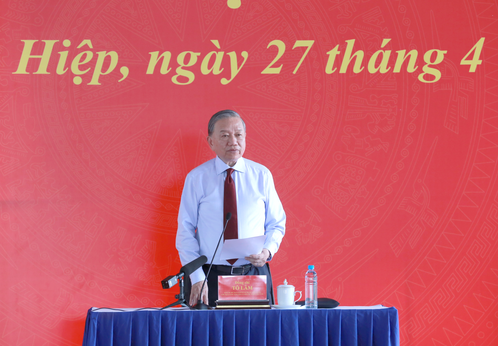 B&agrave;i n&oacute;i chuyện của Tổng B&iacute; thư, Chủ tịch nước T&ocirc; L&acirc;m với c&ocirc;ng nh&acirc;n, người lao động TP.HCM- Ảnh 1.