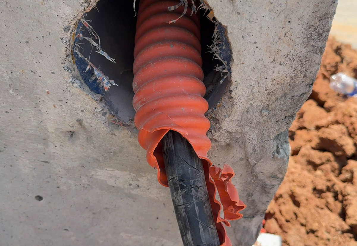 Mất cắp vật tư chiếu s&aacute;ng, c&aacute;p điện tại dự &aacute;n cao tốc Bi&ecirc;n H&ograve;a - Vũng T&agrave;u- Ảnh 1.