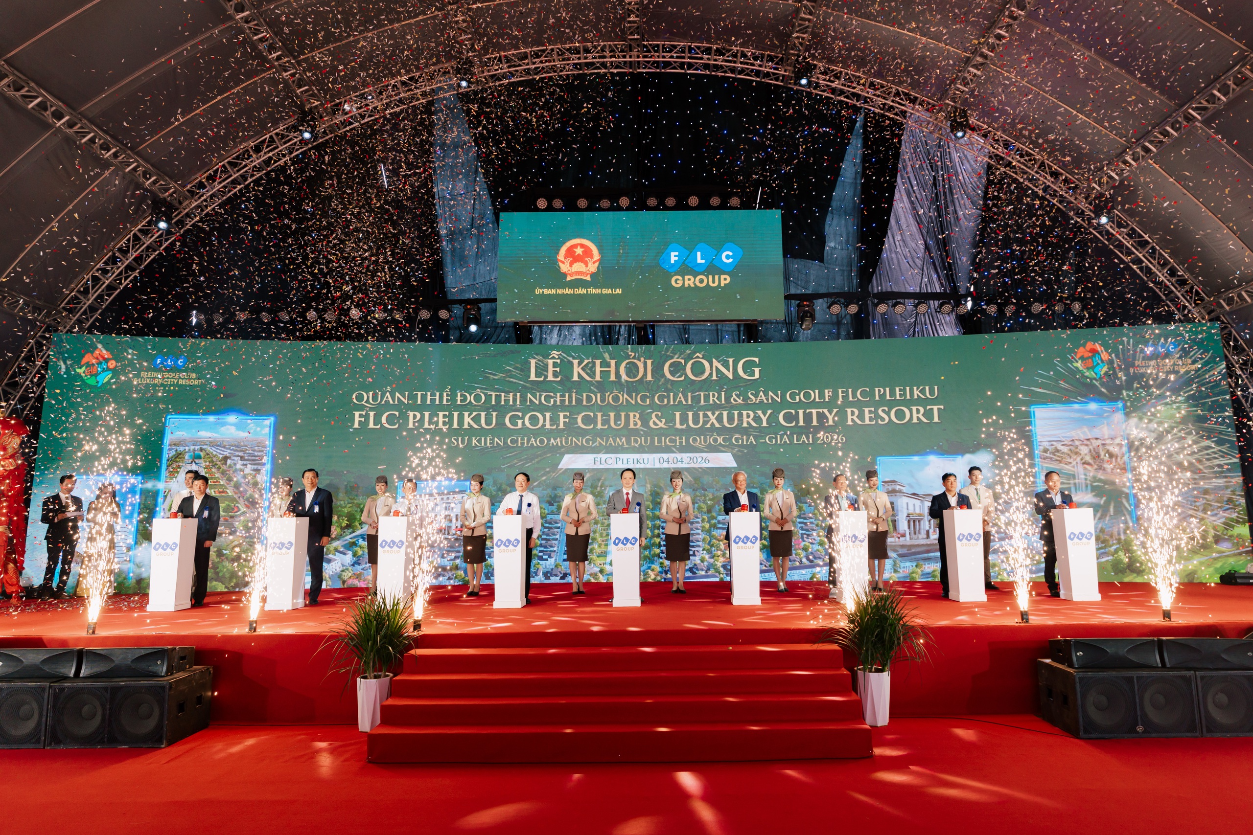 FLC khởi công quần thể dự án gần 20.000 tỷ đồng tại Gia Lai- Ảnh 1. FLC khởi công quần thể dự án gần 20.000 tỷ đồng tại Gia Lai- Ảnh 1.