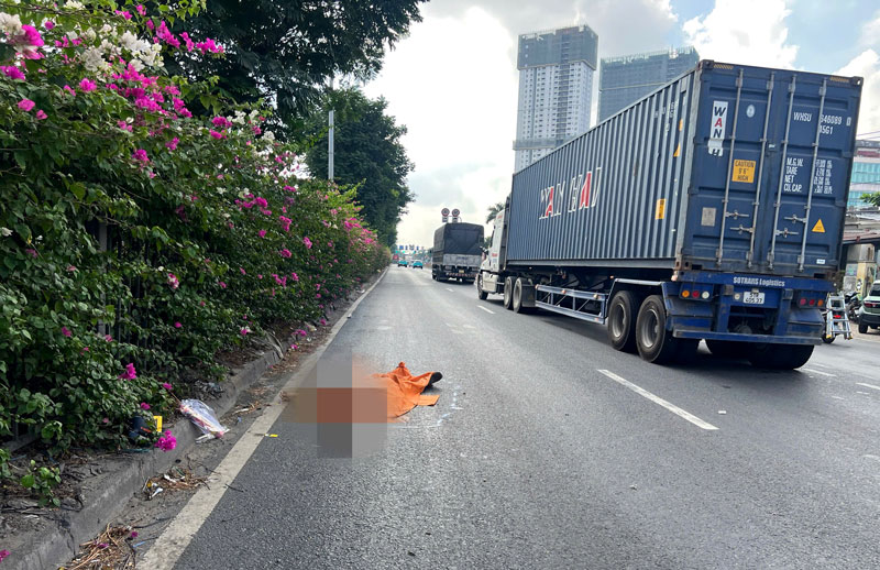 Hiện trường vụ tai nạn.