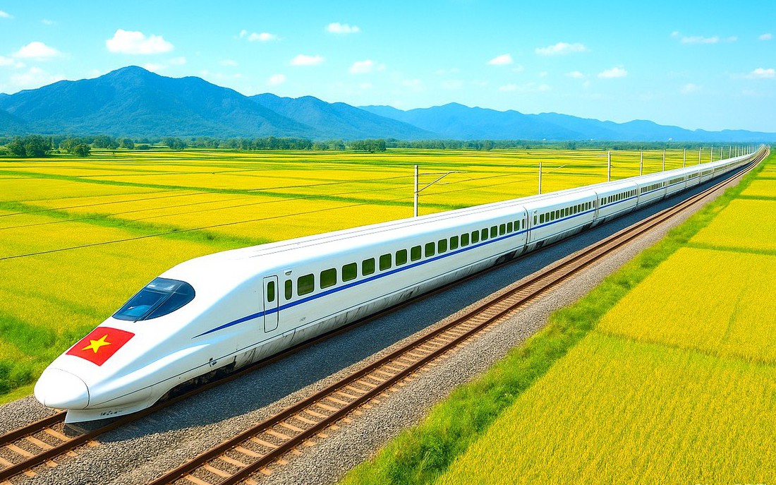 Khởi công tuyến đường sắt tốc độ cao Hà Nội - Quảng Ninh, tạo đột phá kết nối vùng- Ảnh 6. Khởi công tuyến đường sắt tốc độ cao Hà Nội - Quảng Ninh, tạo đột phá kết nối vùng- Ảnh 6.