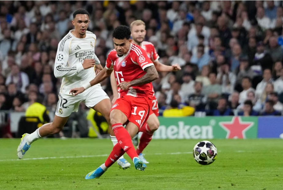 Harry Kane tỏa sáng, Bayern Munich hạ Real Madrid tại Champions League- Ảnh 1. Harry Kane tỏa sáng, Bayern Munich hạ Real Madrid tại Champions League- Ảnh 1.