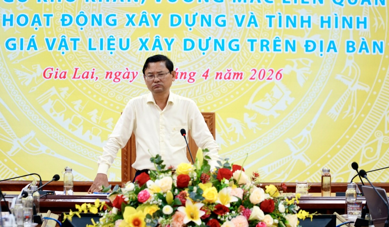 Gia Lai gỡ vướng cho ng&agrave;nh x&acirc;y dựng trước &aacute;p lực gi&aacute; vật liệu- Ảnh 1.