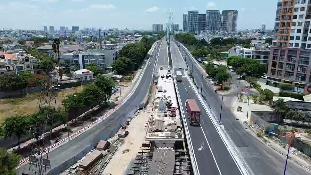 Th&ocirc;ng xe cầu vượt N3 n&uacute;t giao An Ph&uacute;, giảm tải cửa ng&otilde; ph&iacute;a Đ&ocirc;ng TP.HCM- Ảnh 3.