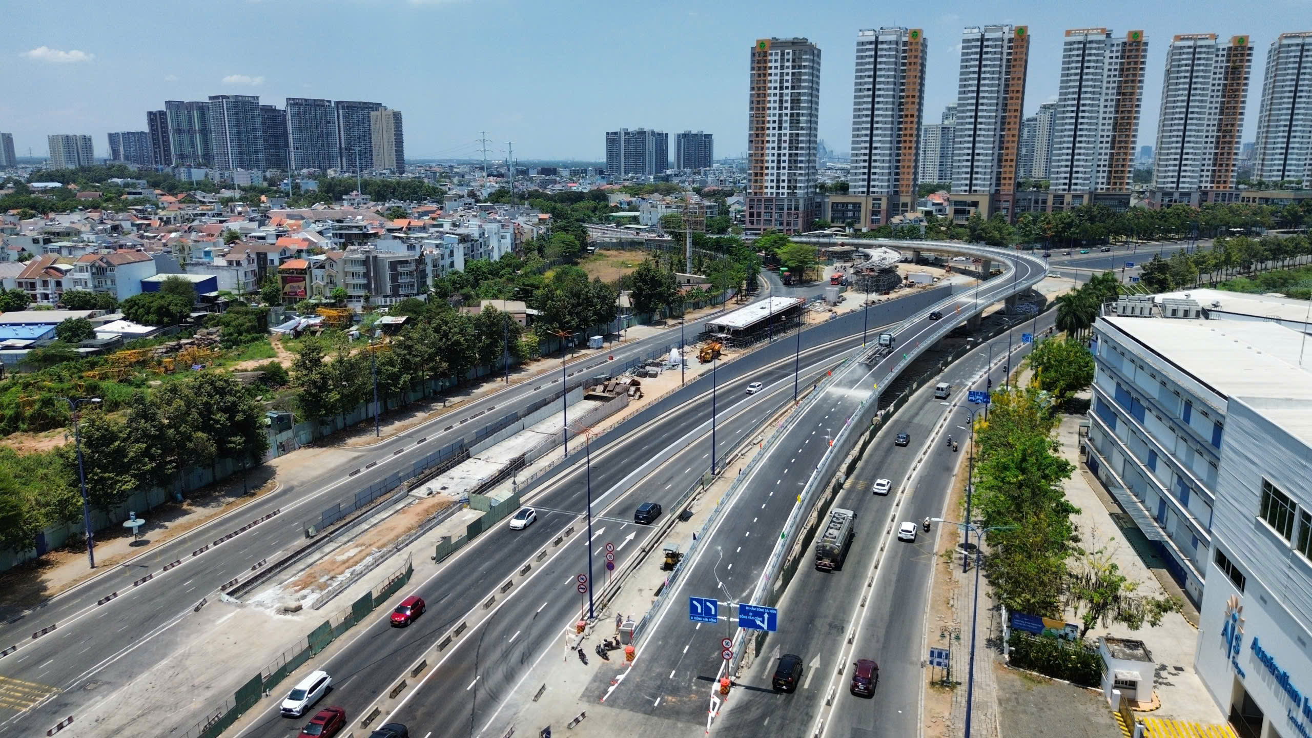 Th&ocirc;ng xe cầu vượt N3 n&uacute;t giao An Ph&uacute;, giảm tải cửa ng&otilde; ph&iacute;a Đ&ocirc;ng TP.HCM- Ảnh 2.