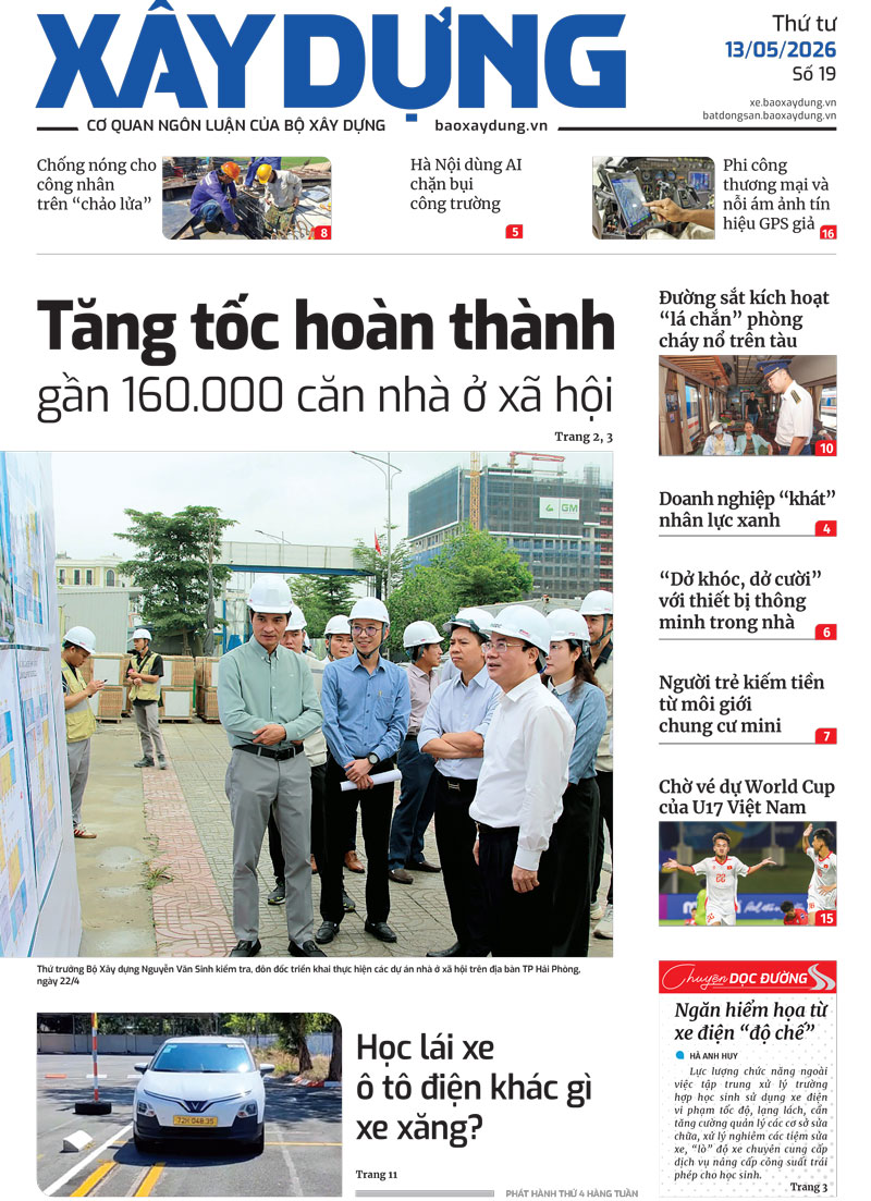 Tin mới nhất, hay nhất tr&ecirc;n B&aacute;o X&acirc;y dựng ng&agrave;y 13/5/2026- Ảnh 1.