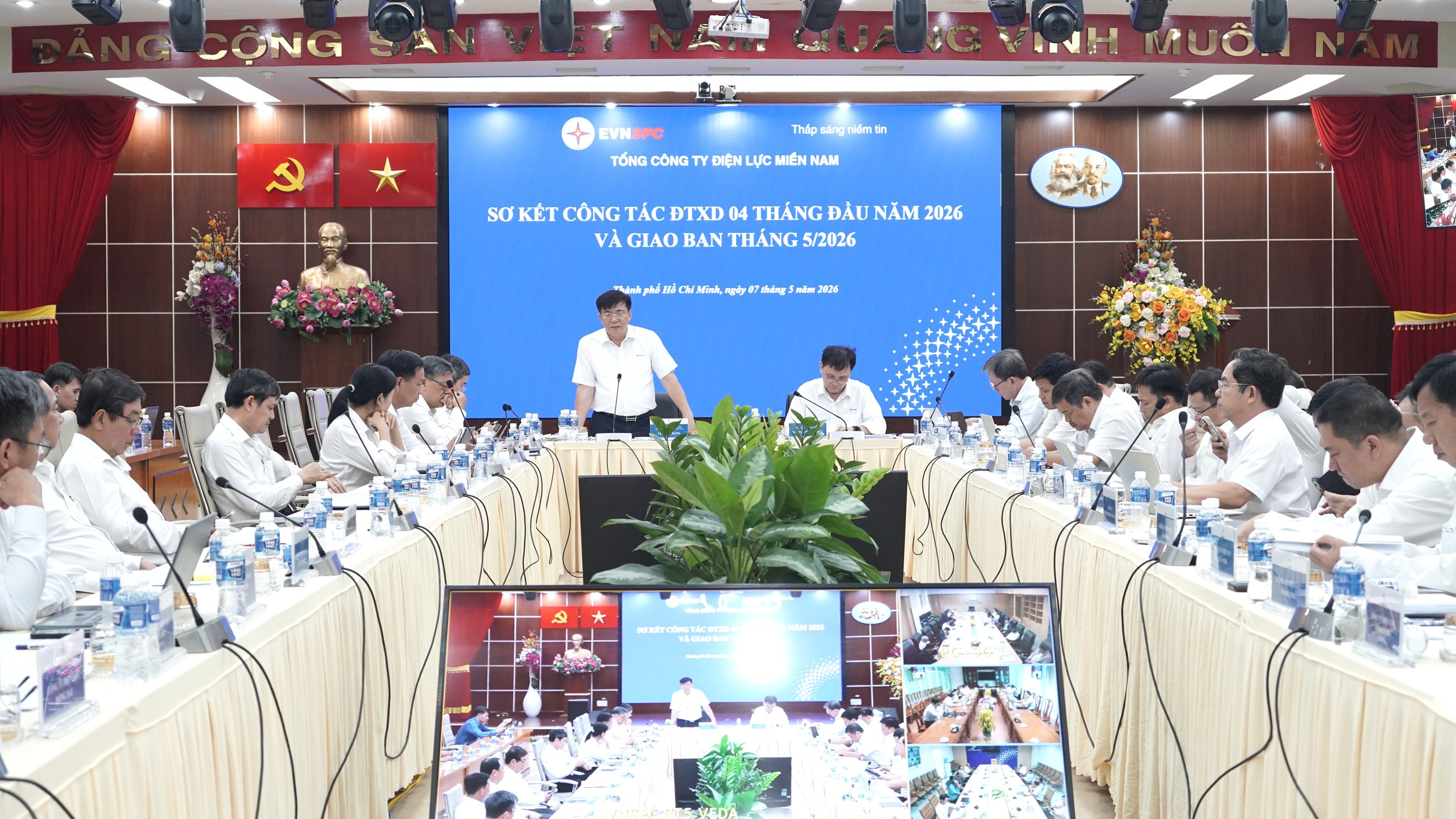 EVNSPC đảm bảo cấp điện an to&agrave;n, ổn định tại c&aacute;c tỉnh ph&iacute;a Nam trong 4 th&aacute;ng đầu năm- Ảnh 1.