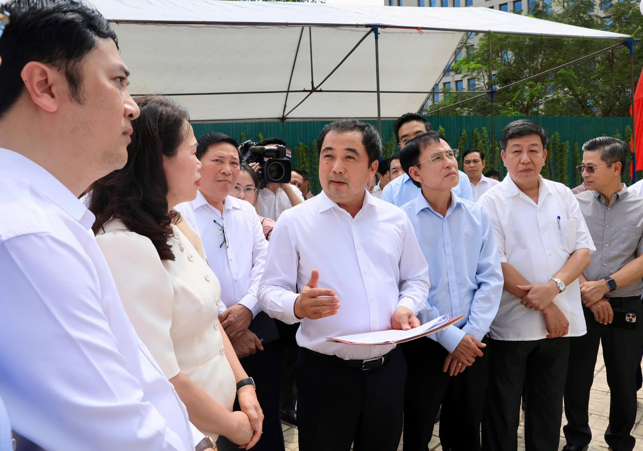 Hà Nội: Dự án tái định cư tại phường Cầu Giấy chờ ngày nghiệm thu đưa vào sử dụng- Ảnh 1.