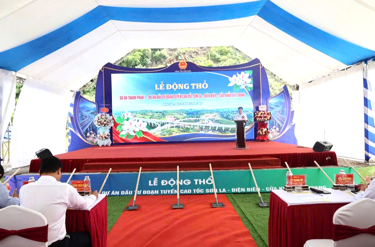 Động thổ cao tốc Sơn La - Điện Bi&ecirc;n - Cửa khẩu T&acirc;y Trang- Ảnh 1.