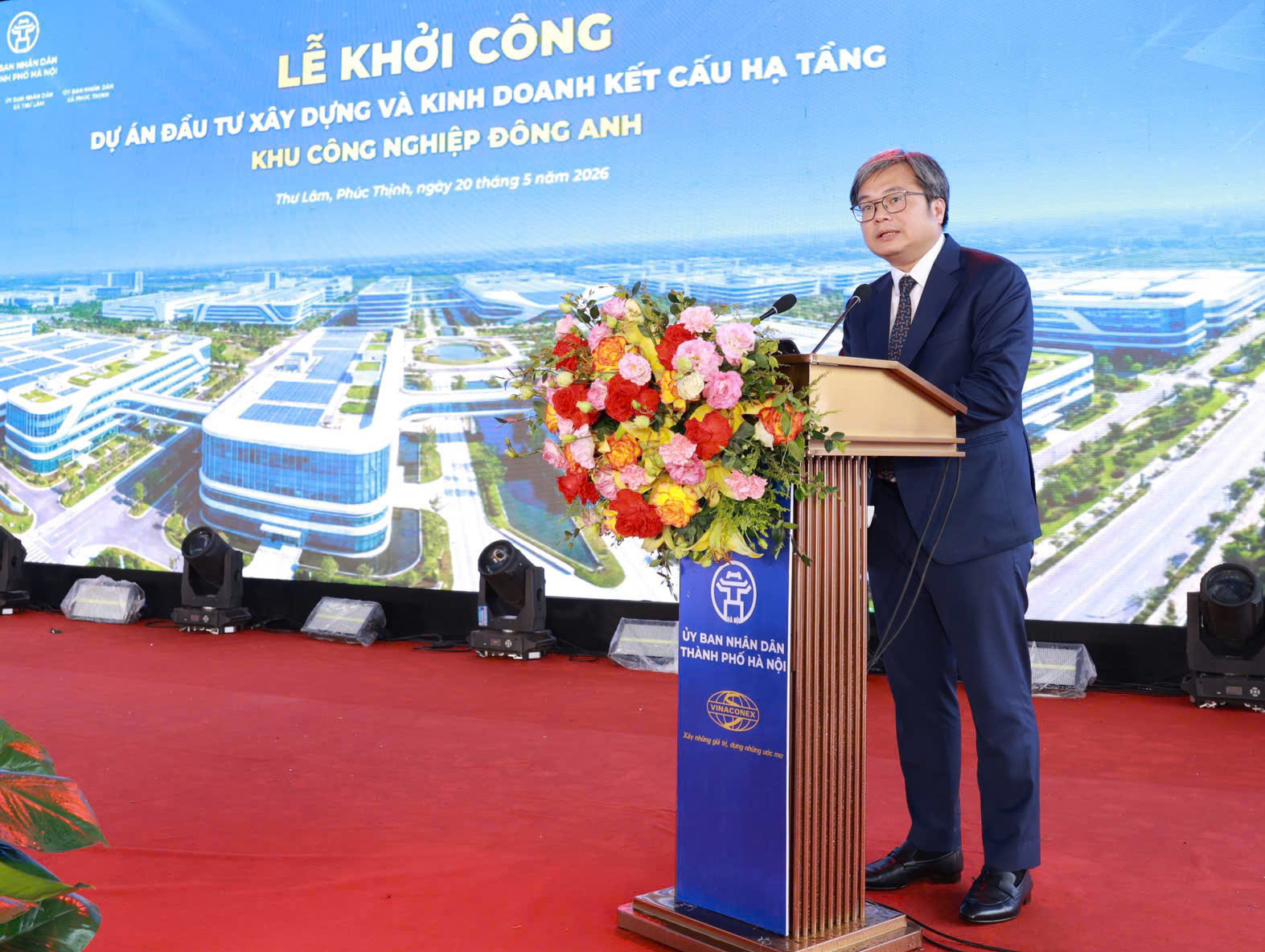 Khởi c&ocirc;ng dự &aacute;n khu c&ocirc;ng nghiệp Đ&ocirc;ng Anh, mở cực tăng trưởng mới ph&iacute;a Bắc Thủ đ&ocirc;- Ảnh 2.
