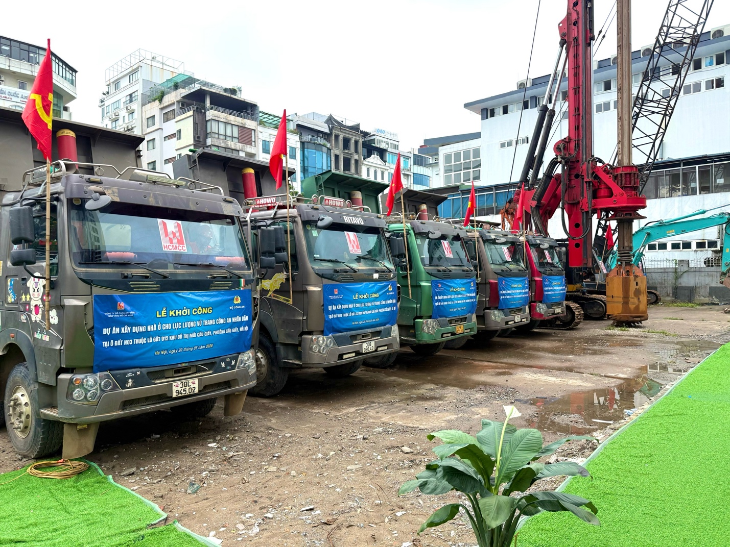 Hà Nội: Khởi công dự án nhà ở dành cho lực lượng vũ trang CAND tại Cầu Giấy- Ảnh 2.