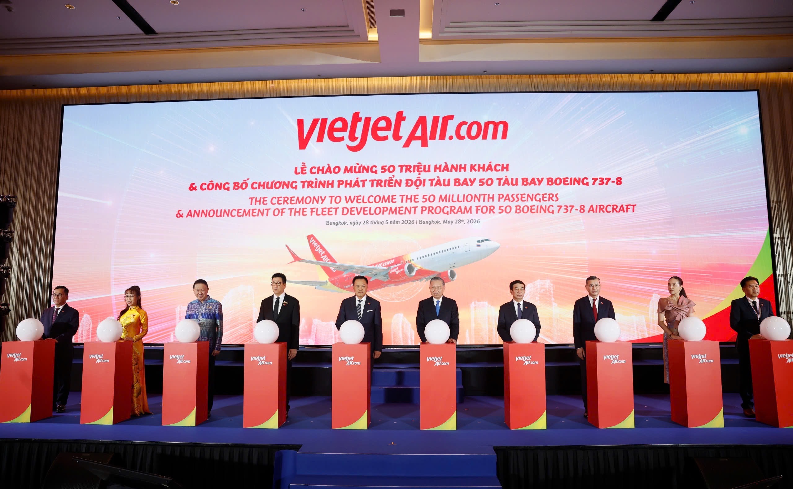 Vietjet tăng tốc tại Th&aacute;i Lan với đội bay Boeing mới v&agrave; dấu mốc 50 triệu kh&aacute;ch- Ảnh 1.