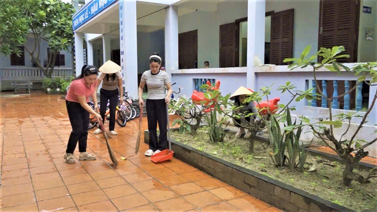 Rộn r&agrave;ng chuẩn bị tết Thiếu nhi ở Trường Sa- Ảnh 3.