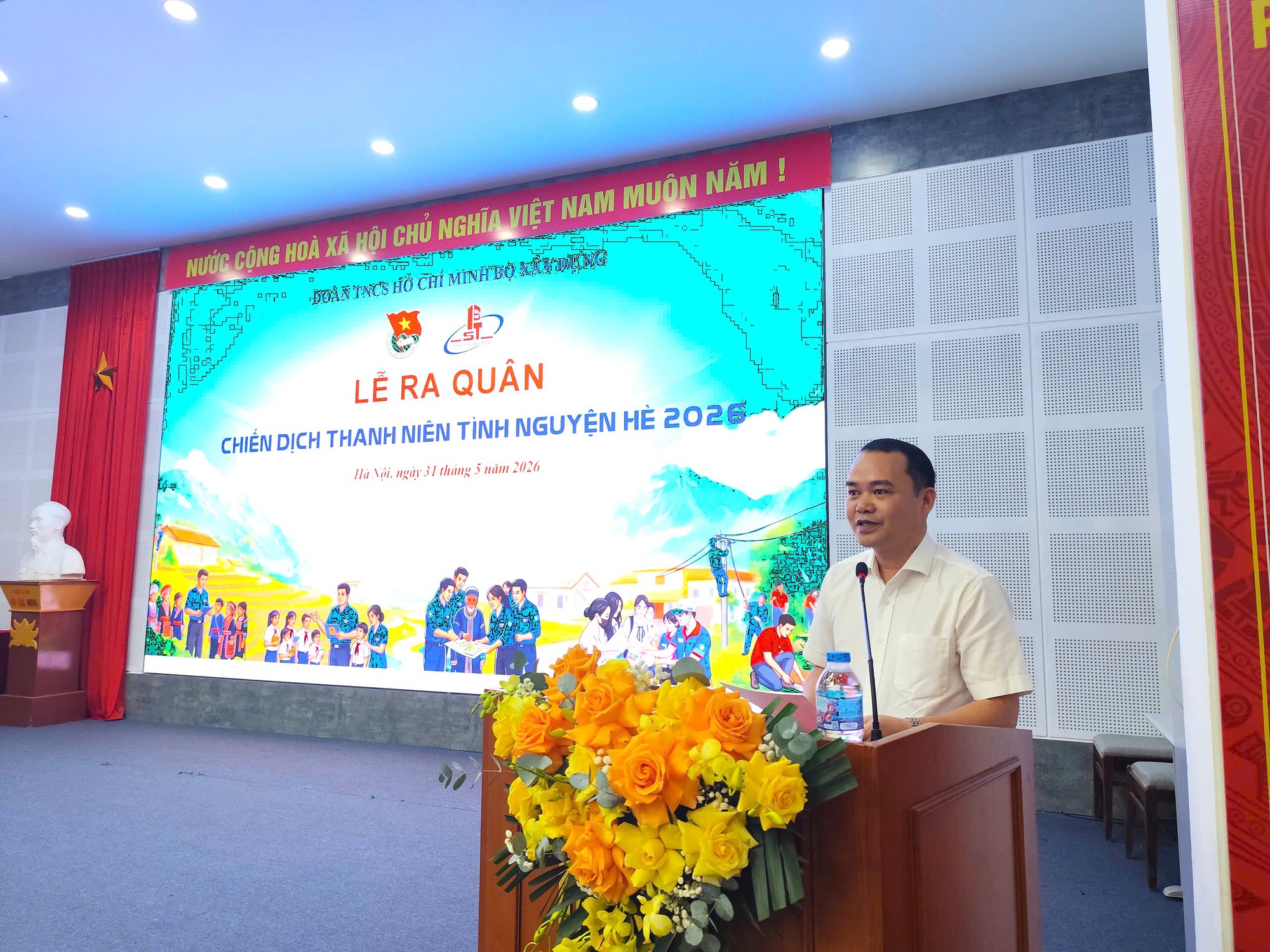 Tuổi trẻ Bộ X&acirc;y dựng ra qu&acirc;n Chiến dịch Thanh ni&ecirc;n t&igrave;nh nguyện H&egrave; 2026- Ảnh 4.