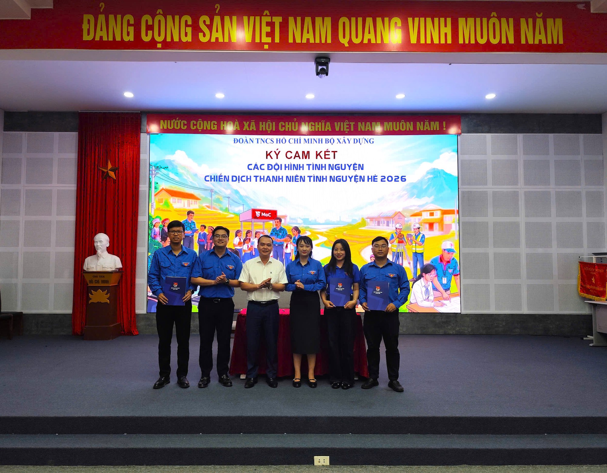 Tuổi trẻ Bộ X&acirc;y dựng ra qu&acirc;n Chiến dịch Thanh ni&ecirc;n t&igrave;nh nguyện H&egrave; 2026- Ảnh 6.