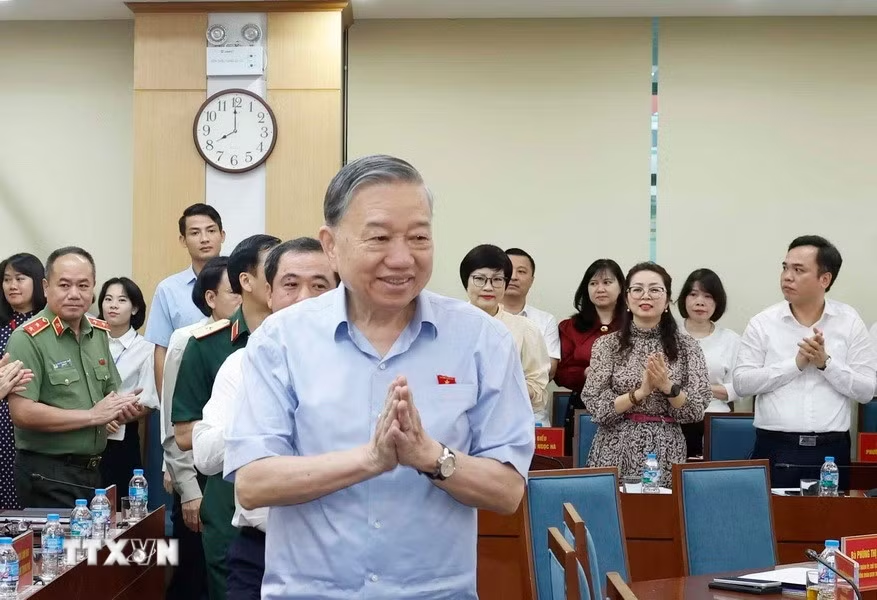 Tổng B&iacute; thư, Chủ tịch nước: Mở ra cơ hội lớn để H&agrave; Nội bứt ph&aacute;, ph&aacute;t triển xứng tầm hơn- Ảnh 1.