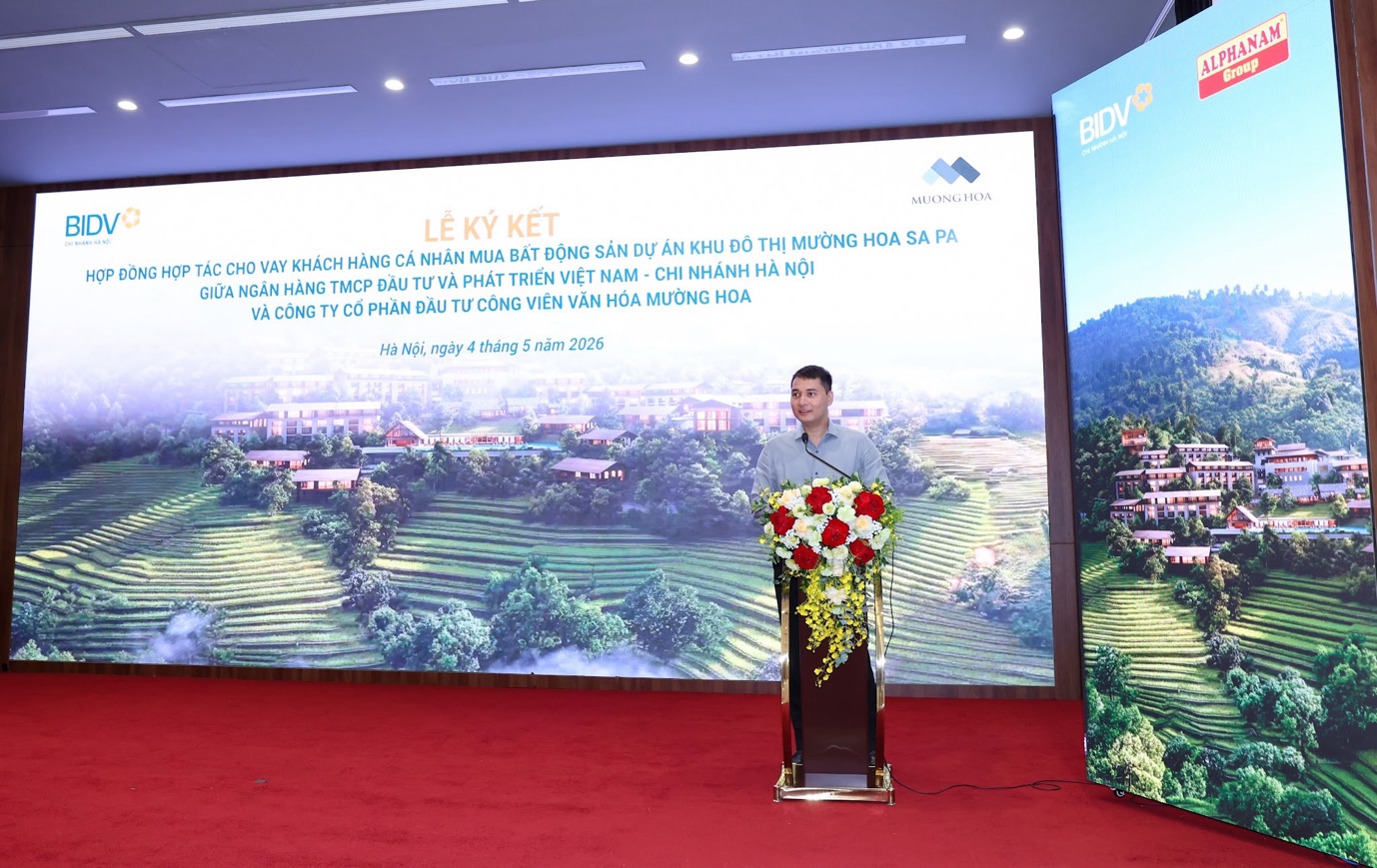 BIDV Hà Nội ký kết hợp tác cho vay khách hàng cá nhân mua BĐS tại dự án Mường Hoa Sa Pa- Ảnh 3.
