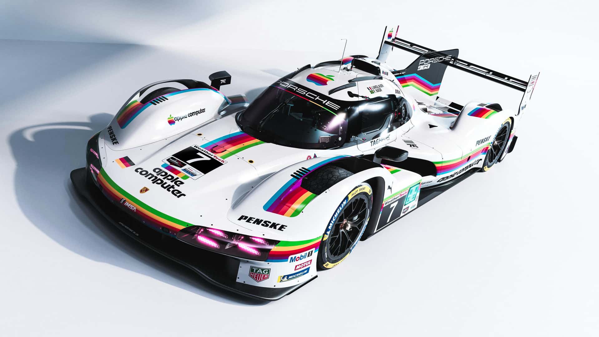 Porsche 963 khoác áo Apple tham gia giải đua tại Mỹ- Ảnh 1.