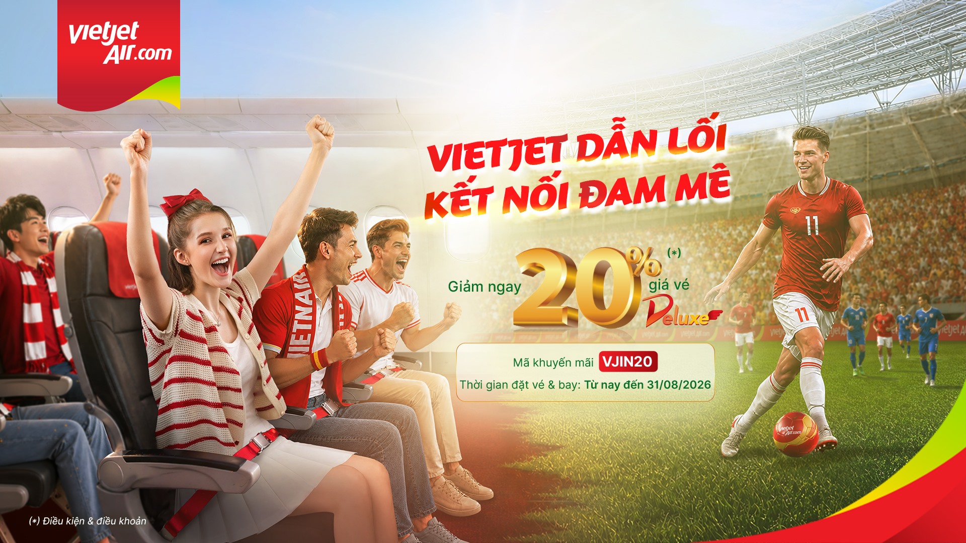 Vietjet ưu đ&atilde;i lớn m&ugrave;a h&egrave;, &aacute;p dụng cho hạng Deluxe, SkyBoss v&agrave; Business - Ảnh 1.