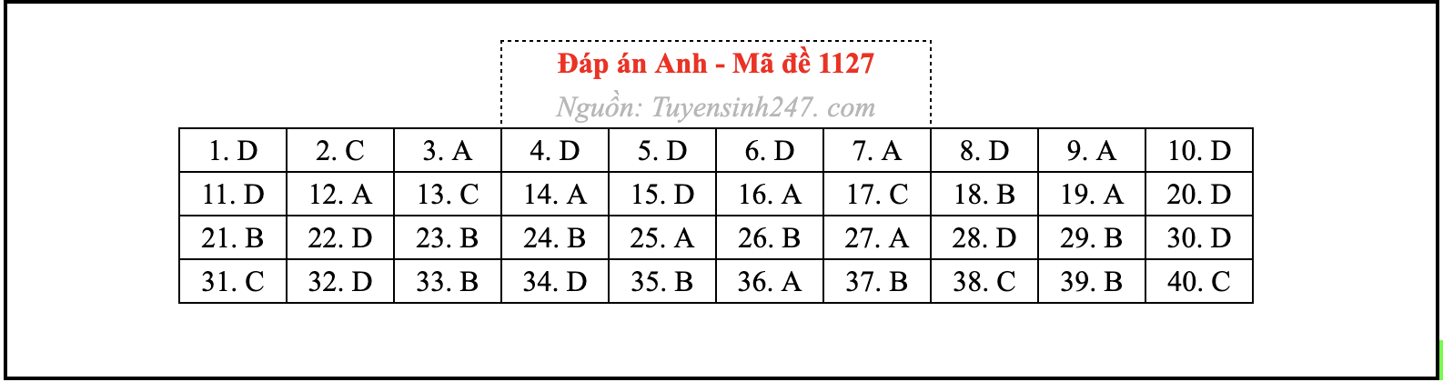 Gợi &yacute; giải đề thi tốt nghiệp THPT 2026 m&ocirc;n Tiếng Anh - Ảnh 8.