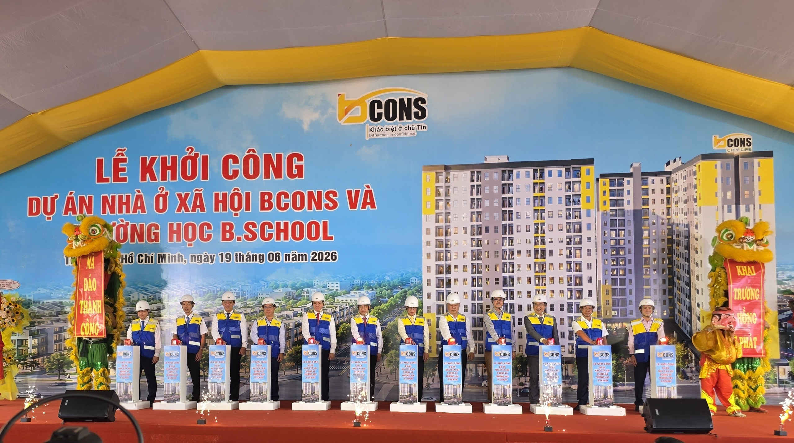 TP.HCM: Khởi công dự án hơn 800 nhà ở xã hội Bcons - Ảnh 1.