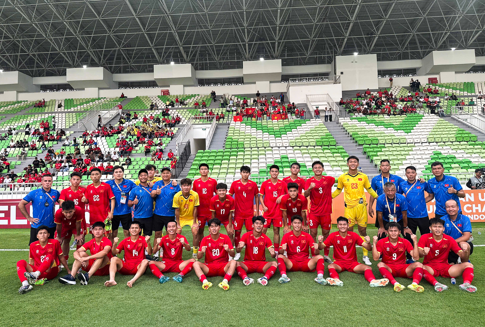 Giải U19 Đ&ocirc;ng Nam &Aacute; 2026: Việt Nam khởi đầu thuận lợi- Ảnh 1.