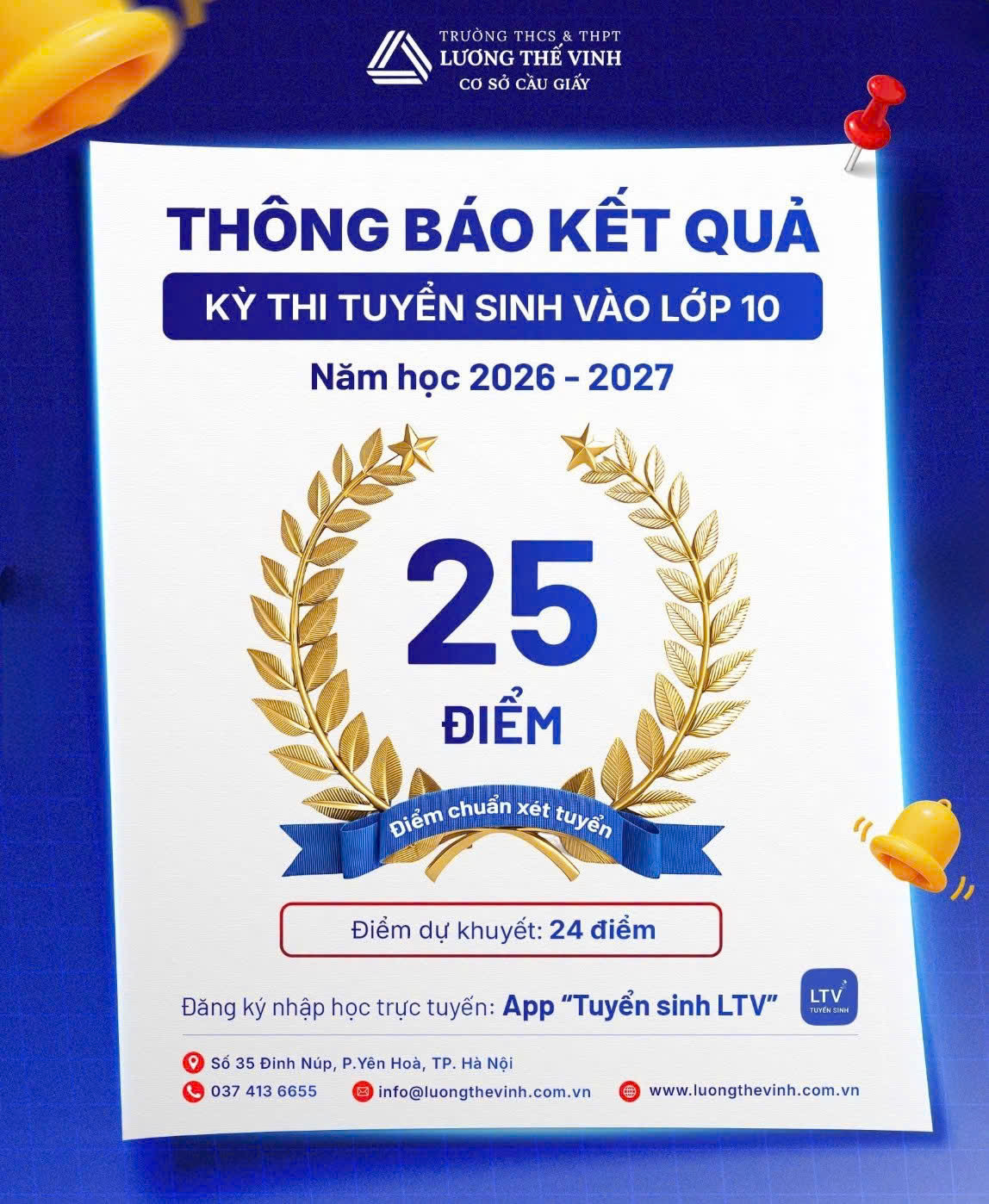 Trường tư H&agrave; Nội đồng loạt c&ocirc;ng bố điểm chuẩn lớp 10 - Ảnh 4.