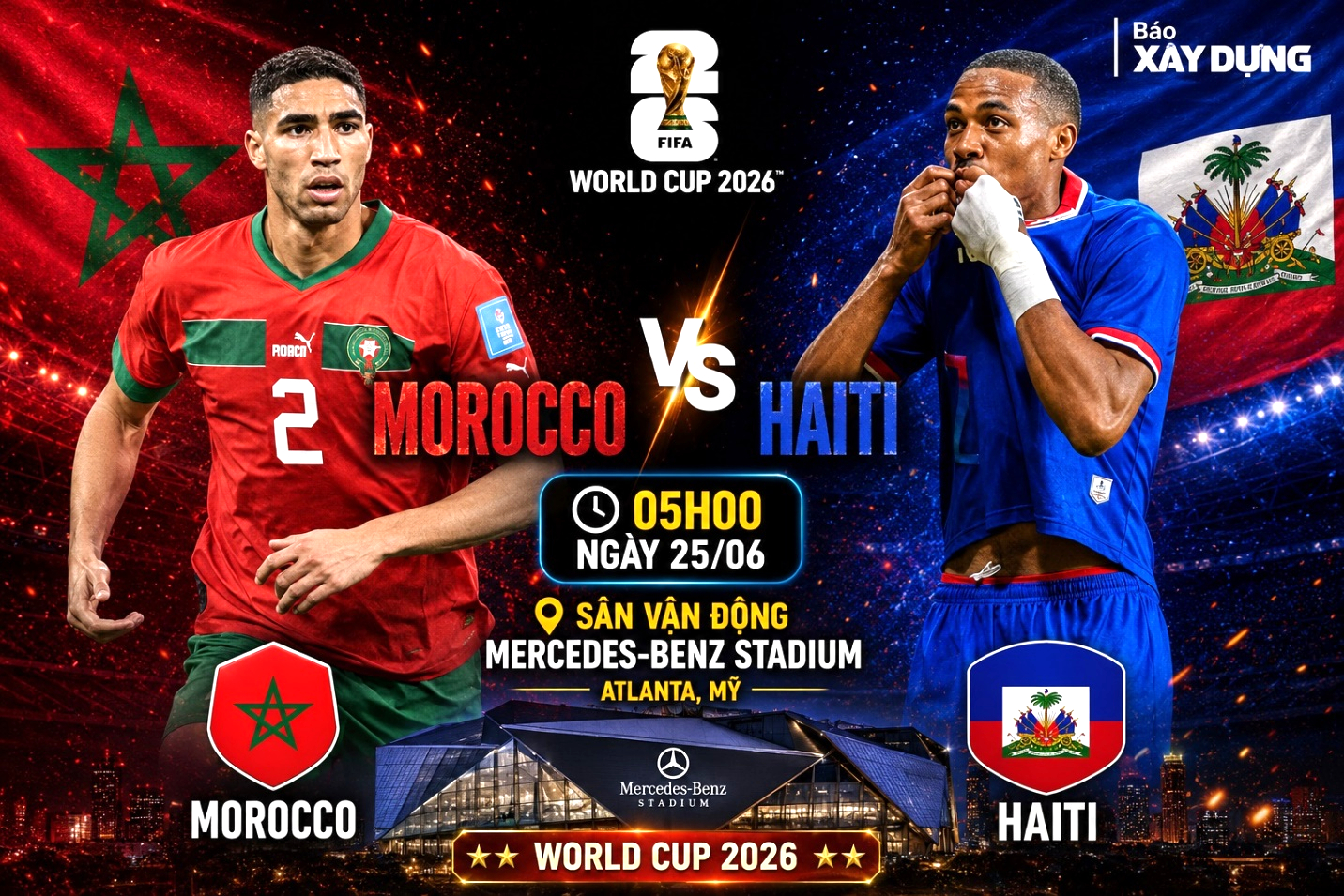 Nhận định Morocco vs Haiti: Dự đo&aacute;n tỷ số World Cup 2026 , bảng C - Ảnh 1.