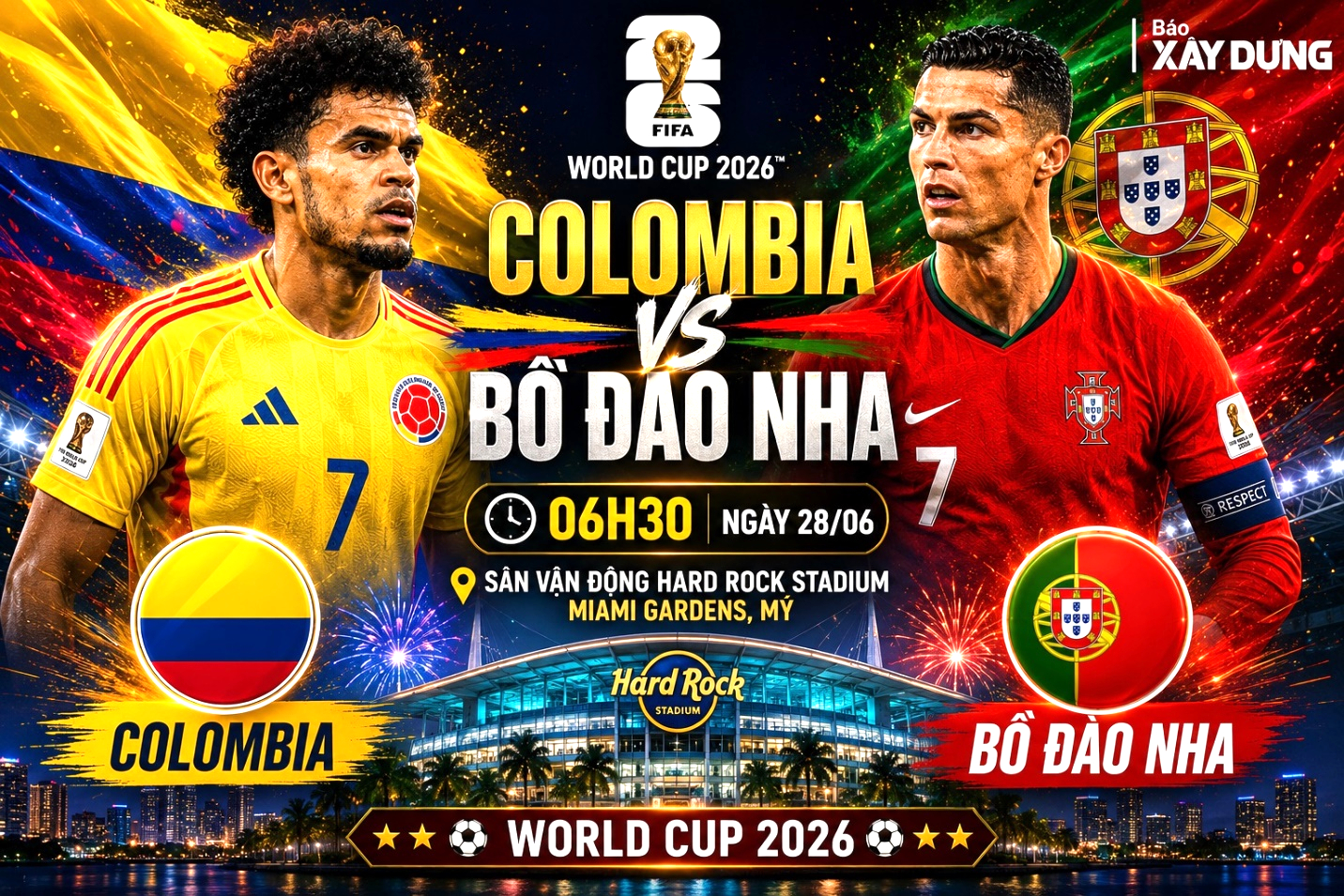 Nhận định Colombia vs Bồ Đ&agrave;o Nha tại World Cup 2026 , dự đo&aacute;n tỷ số hấp dẫn - Ảnh 1.