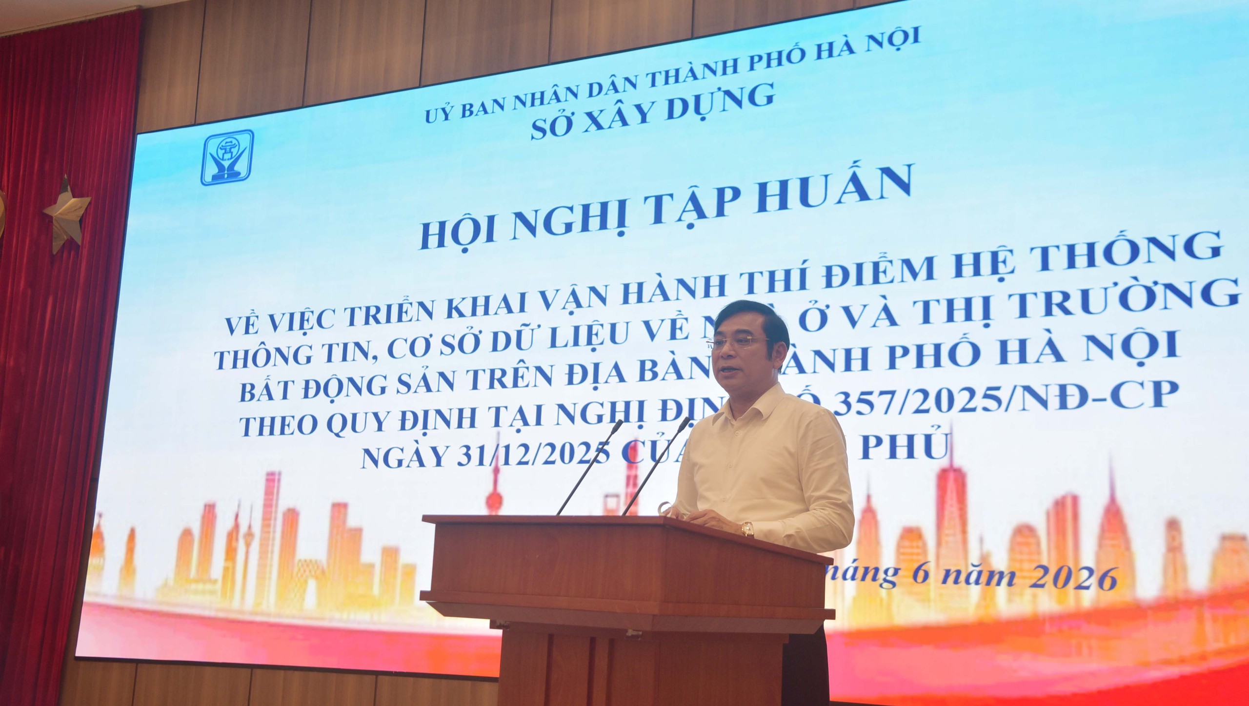 H&agrave; Nội vận h&agrave;nh th&iacute; điểm hệ thống dữ liệu về nh&agrave; ở v&agrave; thị trường bất động sản - Ảnh 1.