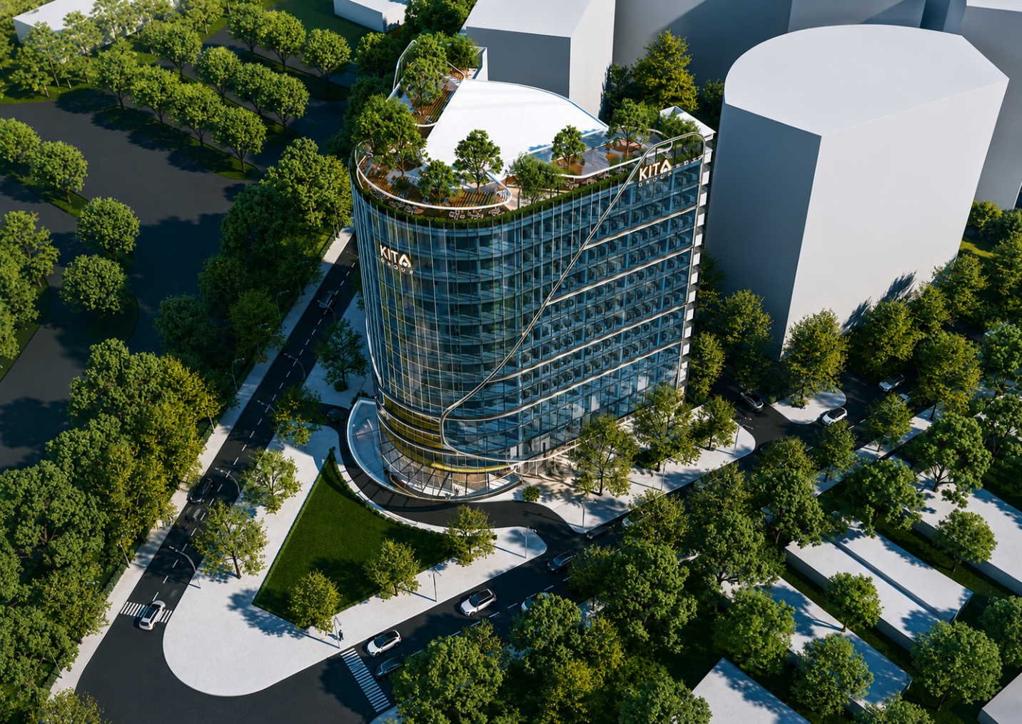 T&ograve;a nh&agrave; văn ph&ograve;ng Tập đo&agrave;n KITA Group: Dấu mốc của chiến lược ph&aacute;t triển d&agrave;i hạn- Ảnh 3.