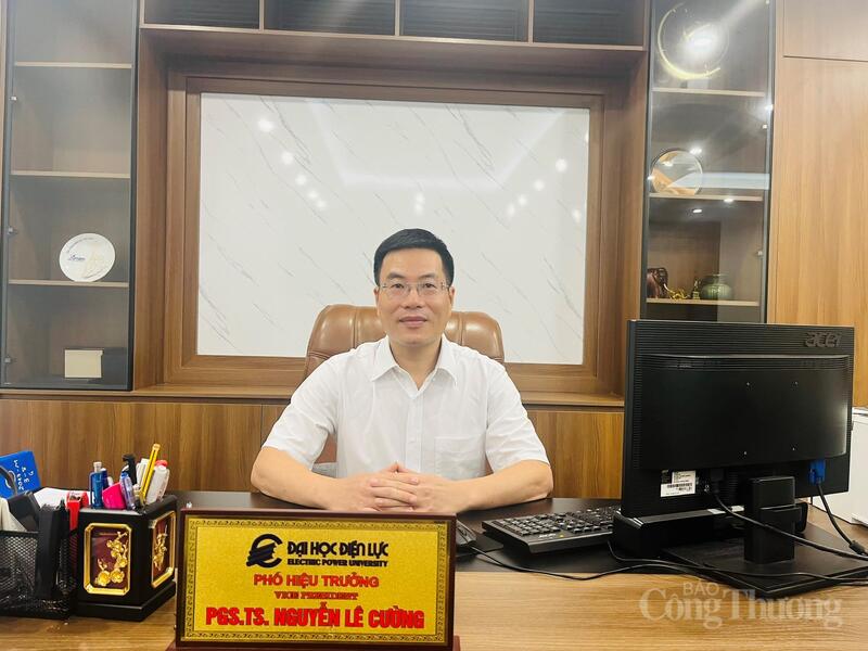 PGS.TS. Nguyễn L&ecirc; Cường, Ph&oacute; Hiệu trưởng Trường Đại học Điện lực. Ảnh: Phương C&uacute;c