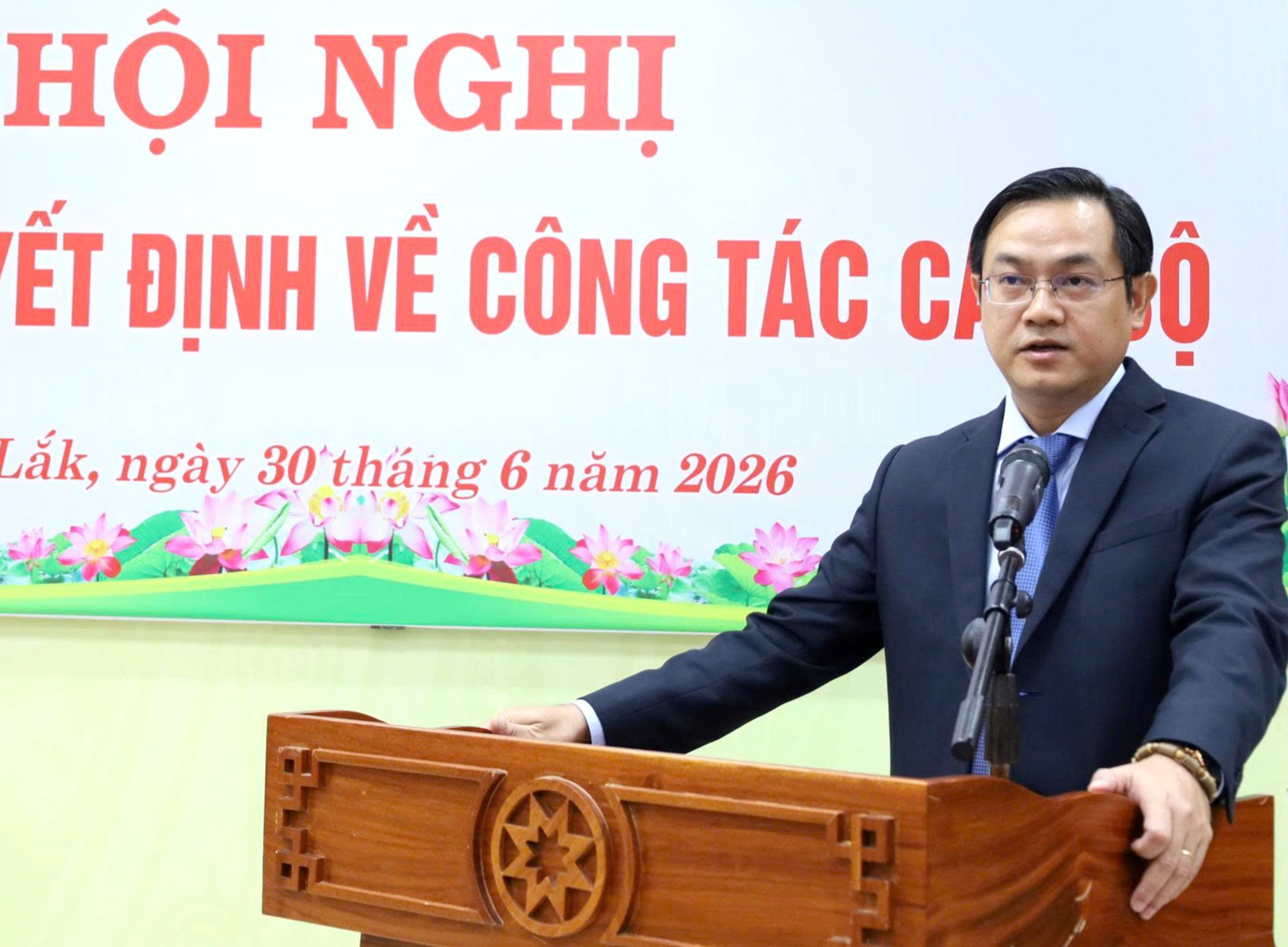 Đắk Lắk: &Ocirc;ng Hồ Quang Đệ được điều động v&agrave; bổ nhiệm giữ chức Gi&aacute;m đốc Sở X&acirc;y dựng - Ảnh 3.