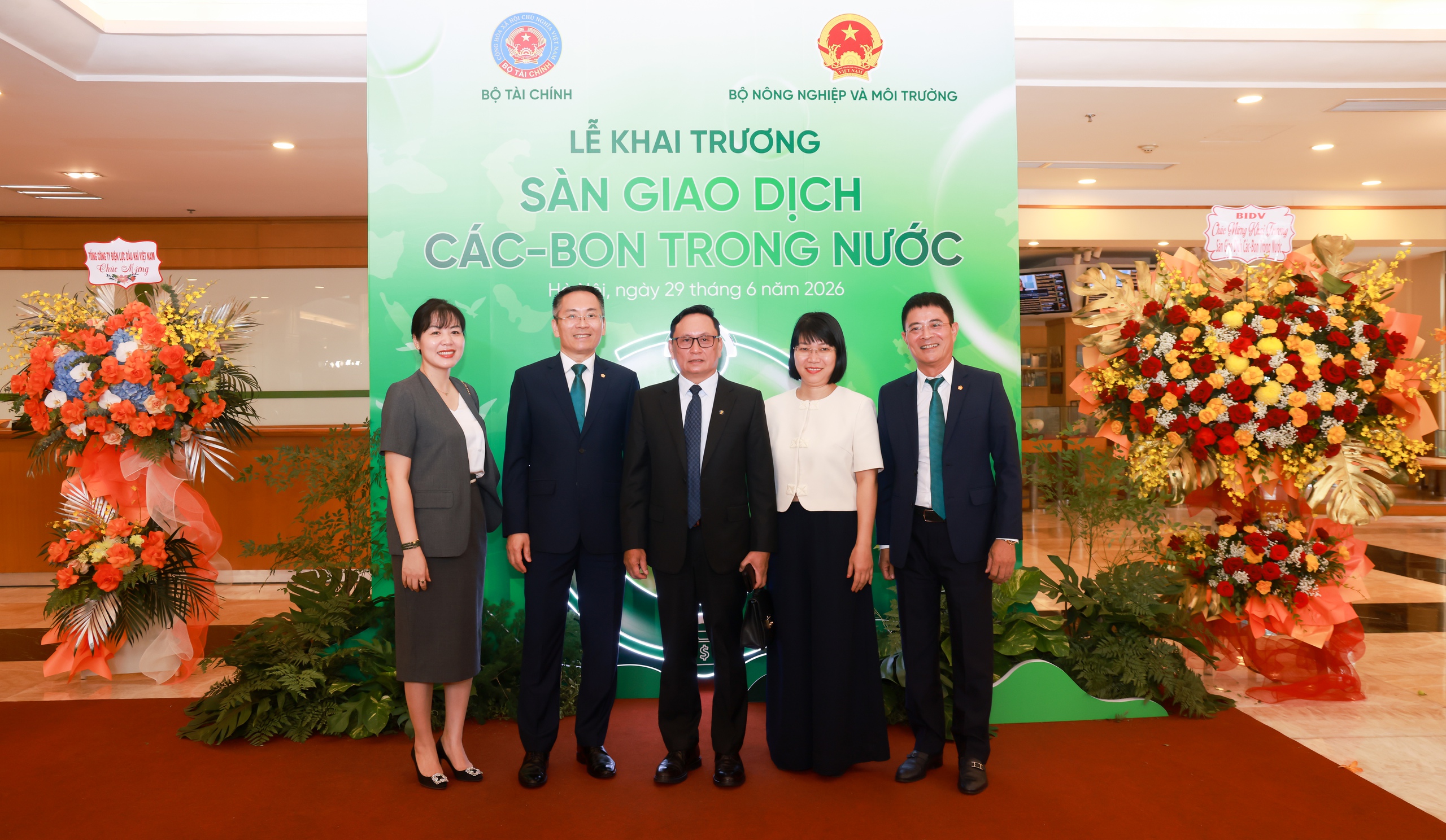 BIDV phối hợp vận hành khai tương hệ thống giao dịch các-bon - Ảnh 2.